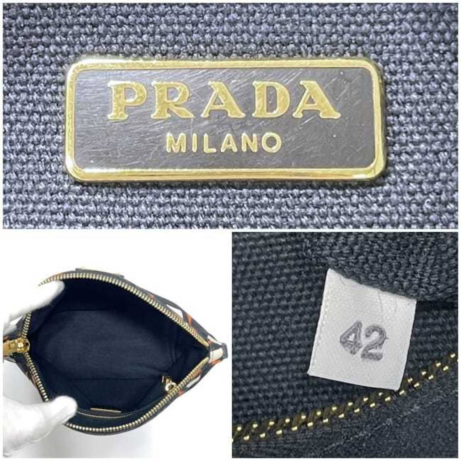 Canvas leather pouch by Prada - 10
