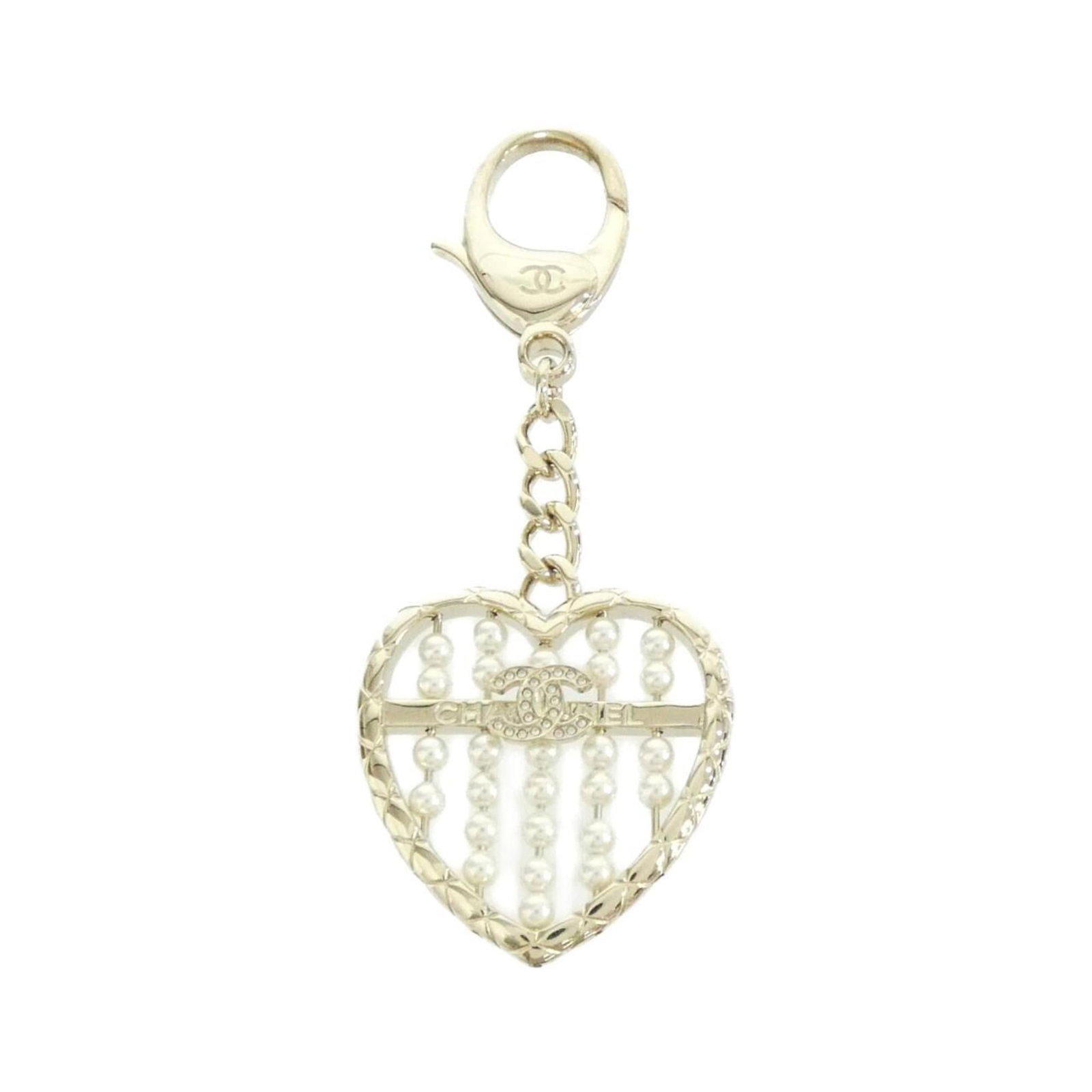 Keyring Pearl Artificial Chanel