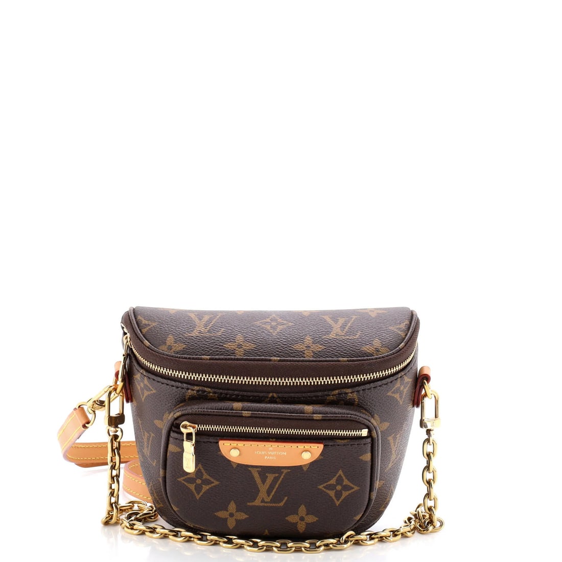 Vuitton Mini Canvas Bag Monogram Louis Bum: Vuitton Mini Canvas Bag Monogram Louis Bum This Louis Vuitton Mini Canvas Bag Monogram Bum features a classic design with a timeless brown color and iconic monogram pattern. The bag's canvas exterior 