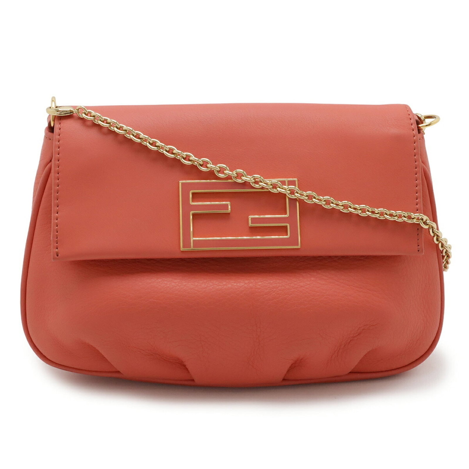 Fendi Leather Pochette Bag Clutch Shoulder Bag (1 of 9)
