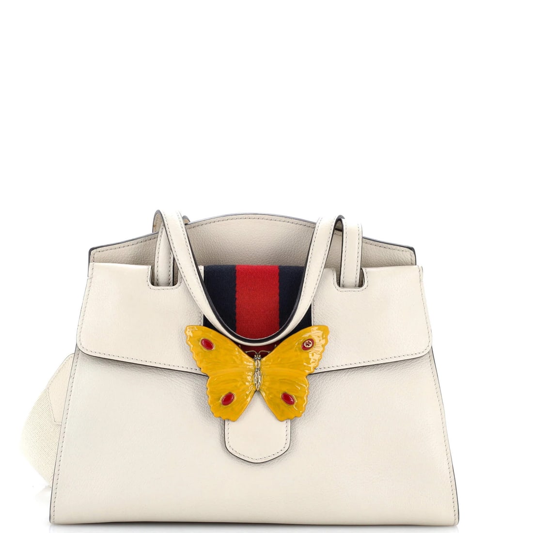 Gucci medium top handle leather bag totem (1 of 6)