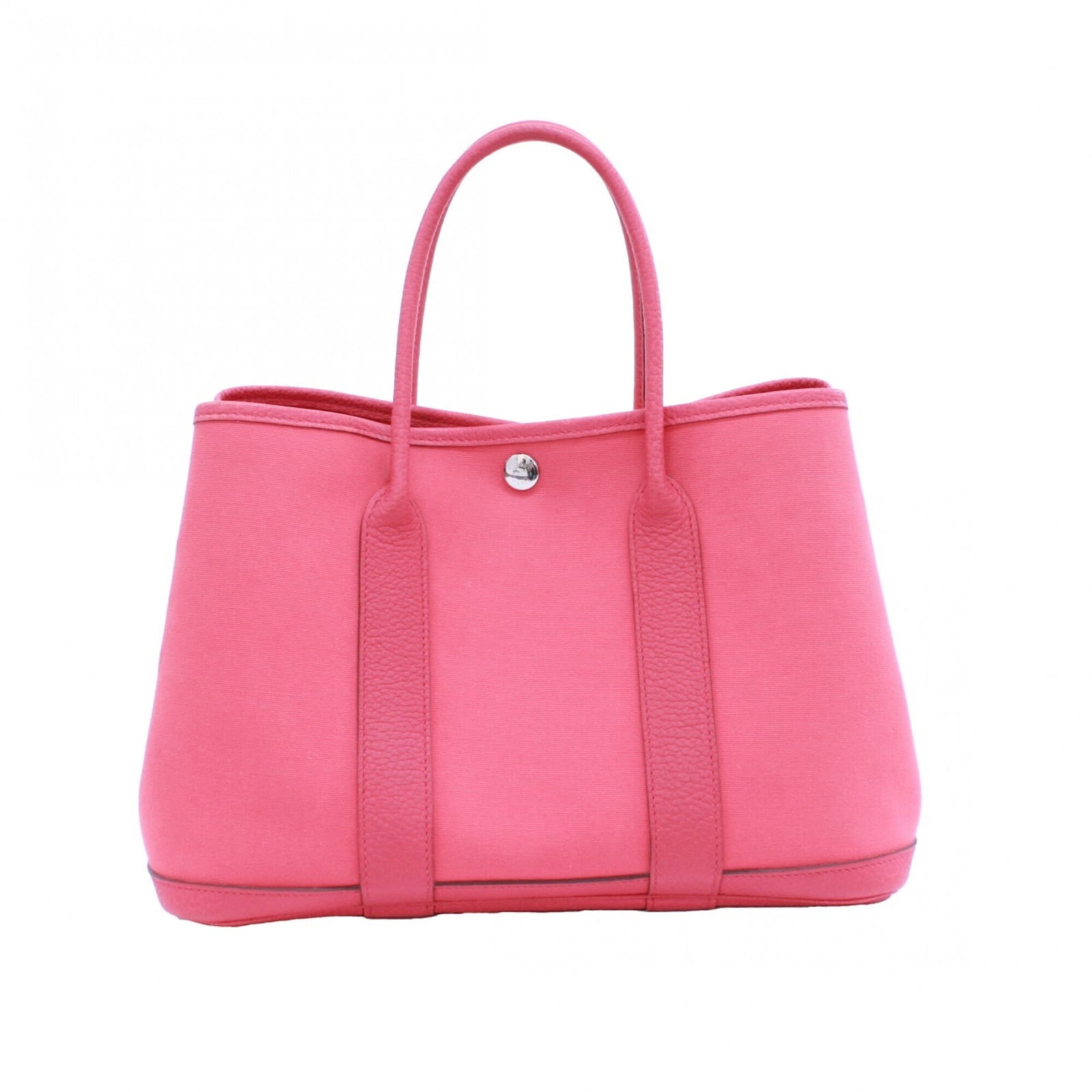 Bag Tote Hermes: Bag Tote Hermes Bougainvillier, Pink Hermes Tote Bag - A stylish and versatile accessory, this used tote bag boasts its iconic Bougainvillier color. With a few traces of usage visible, it still