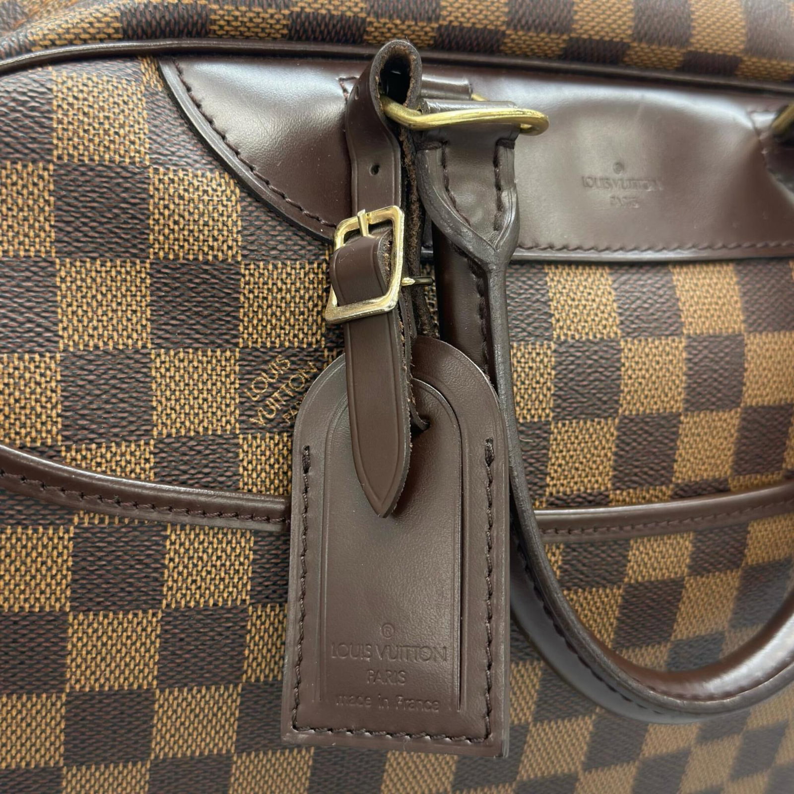 Handbag Damier Canvas Vuitton Louis - 15