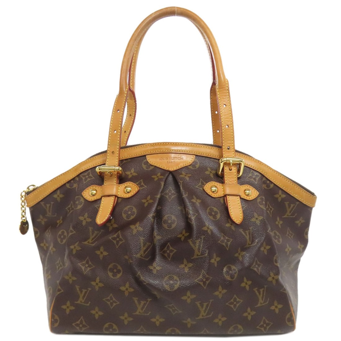 Louis Vuitton M40144 Tivoli Gm Tote Bag Monogram Canvas: Louis Vuitton M40144 Tivoli Gm Tote Bag Monogram Canvas Brown Monogram Canvas Tote Bag from Louis Vuitton. This classic Tivoli Gm tote bag features the iconic monogram canvas exterior, a timeless and