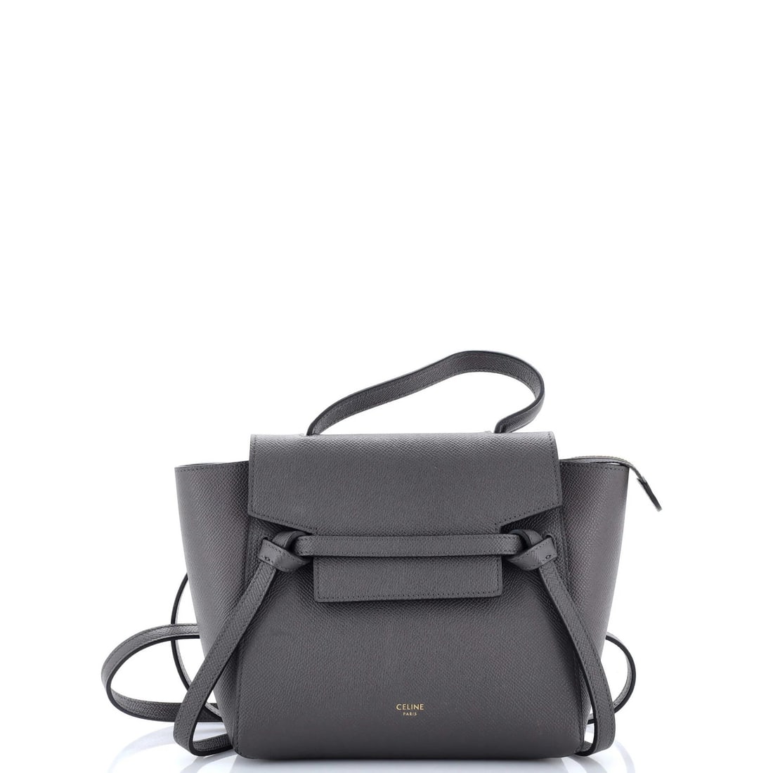 Textured Leather Belt Bag Nano (1 of 6)