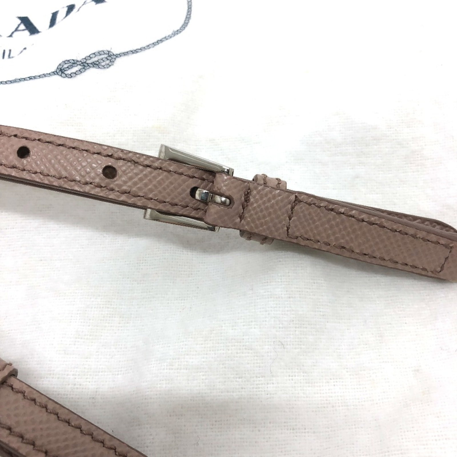 Leather Shoulder Bag Prada - 15