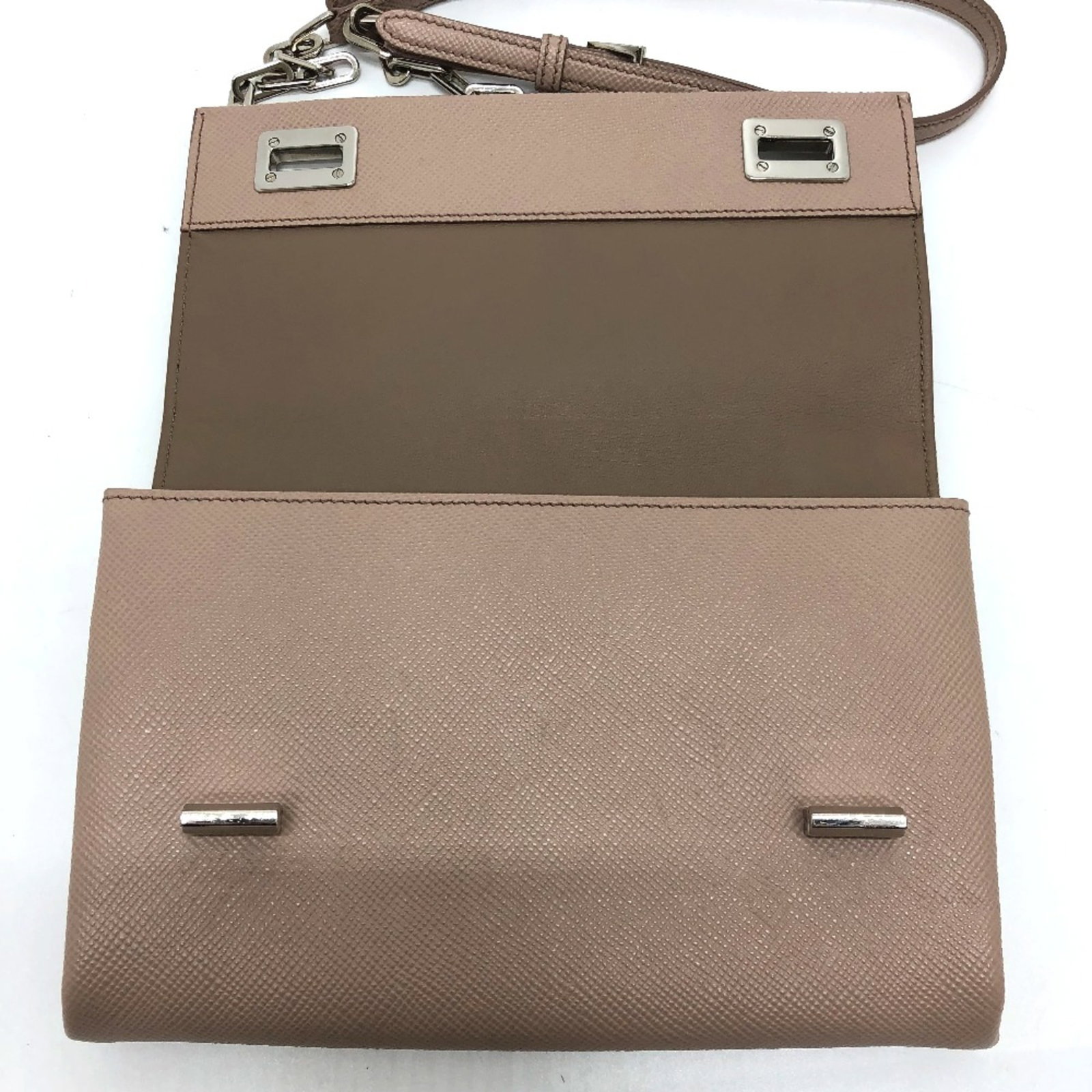 Leather Shoulder Bag Prada - 7