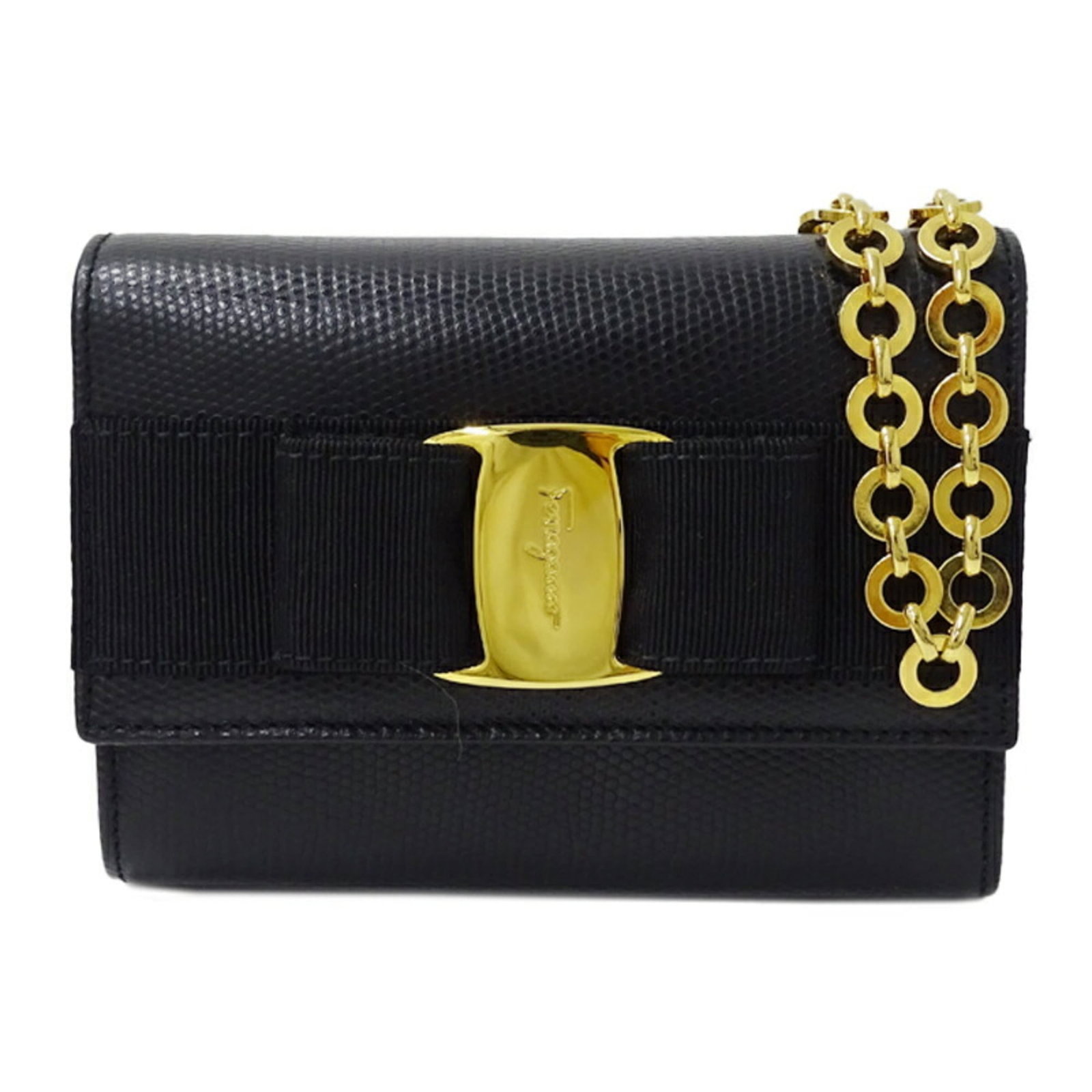 Shoulder bag leather Salvatore Ferragamo (1 of 10)