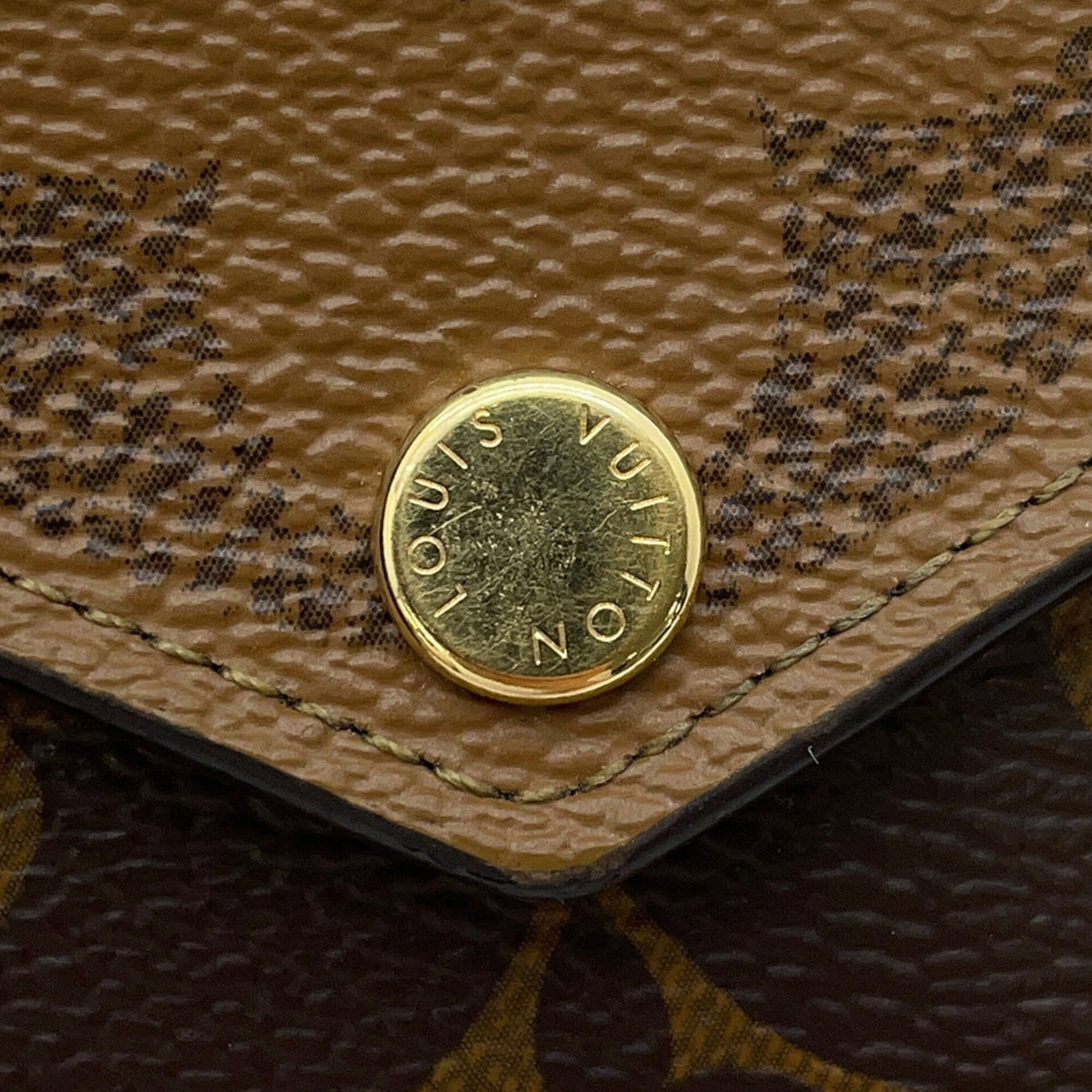 Vuitton Louis Monogram Reverse Tri Fold Wallet - 10