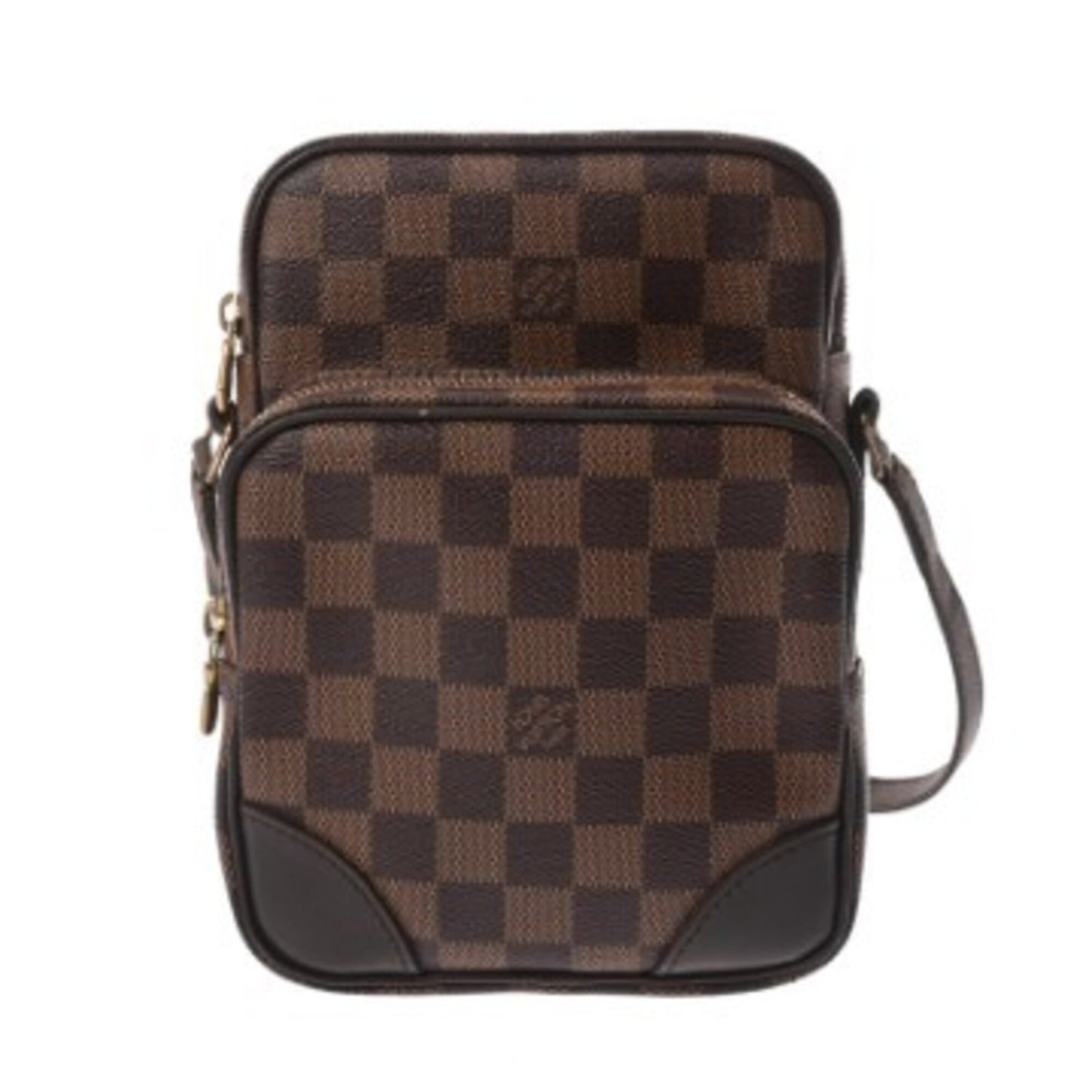 Shoulder Bag Damier Canvas Louis Vuitton: Shoulder Bag Damier Canvas Louis Vuitton Damier Canvas Louis Vuitton Shoulder Bag in Brown - A classic, timeless design with the iconic Damier pattern. Measuring 21cm x 15cm x 9cm, this shoulder bag f