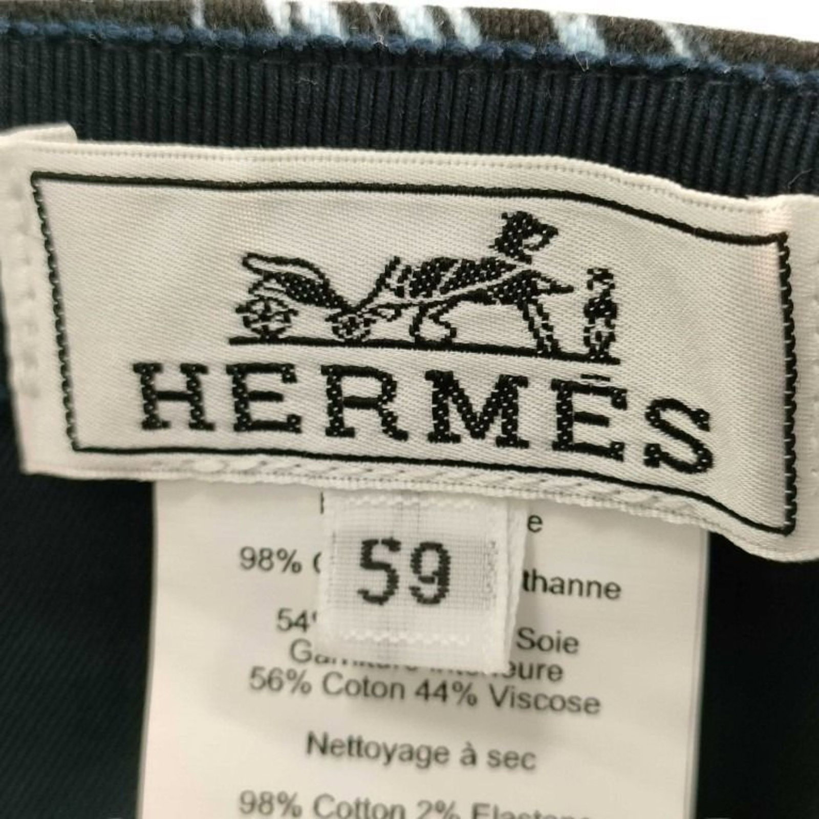 Elastane Cotton Cap Hermes - 6