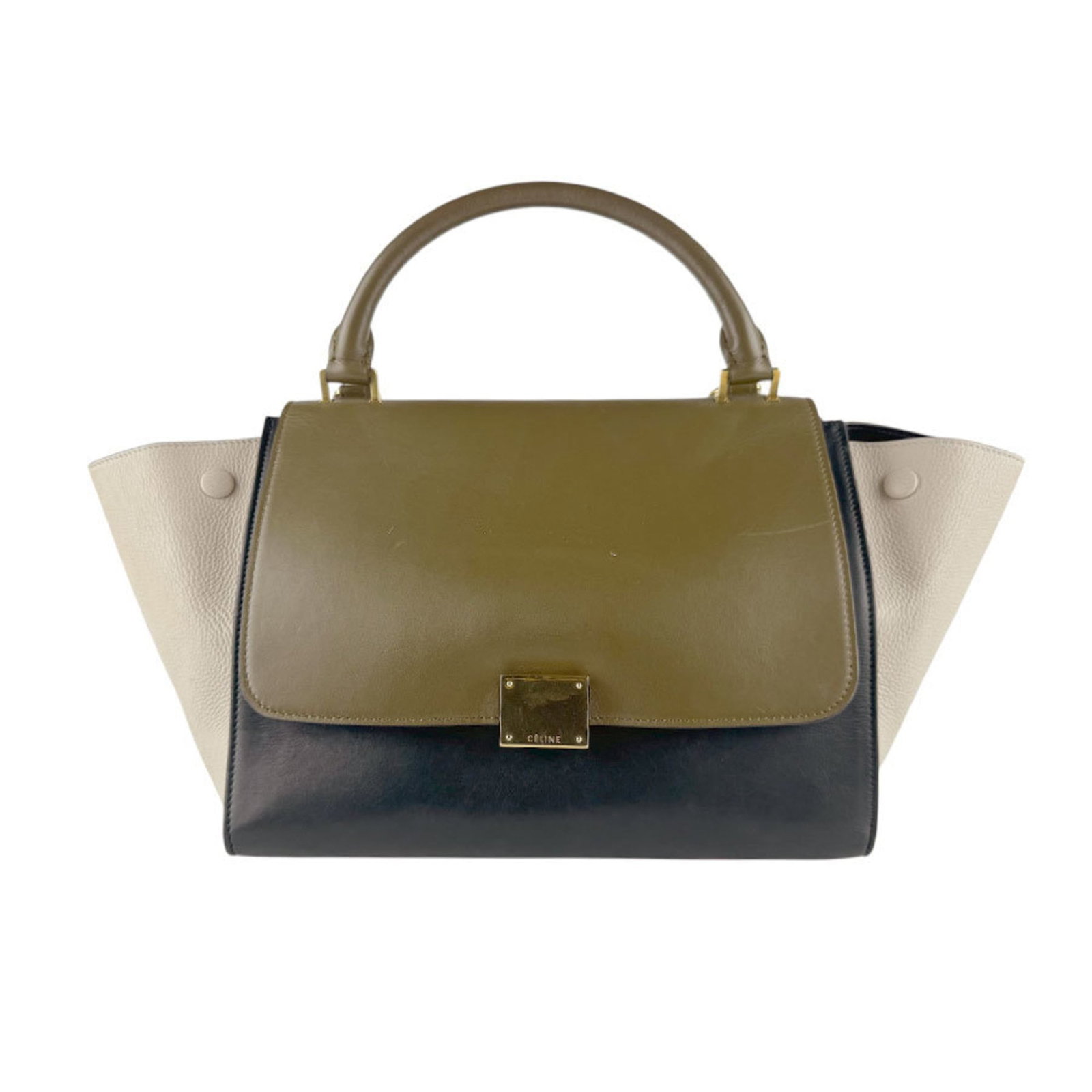 Celine Handbag Shoulder Bag Leather: Celine Handbag Shoulder Bag Leather Celine Handbag Shoulder Bag Leather features a timeless design with black, khaki, and light beige color options. Made from high-quality leather, the bag's classic
