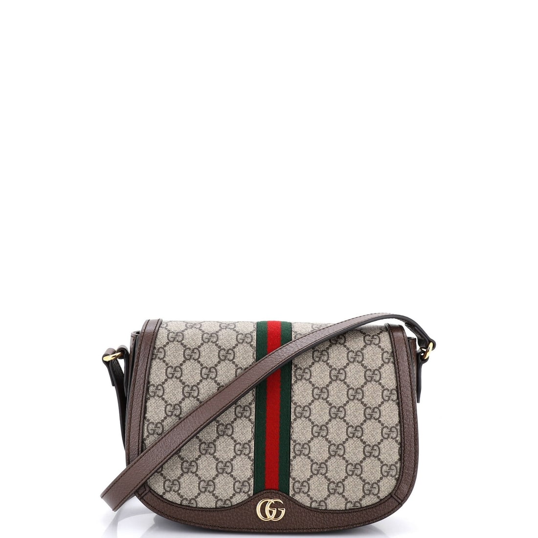 Small Saddle Flap Bag Canvas Coated GG Gucci Ophidia: Small Saddle Flap Bag Canvas Coated GG Gucci Ophidia Small Saddle Flap Bag Canvas Coated GG Gucci Ophidia - A stylish and spacious shoulder bag with a signature GG Gucci design, featuring a canvas-coa