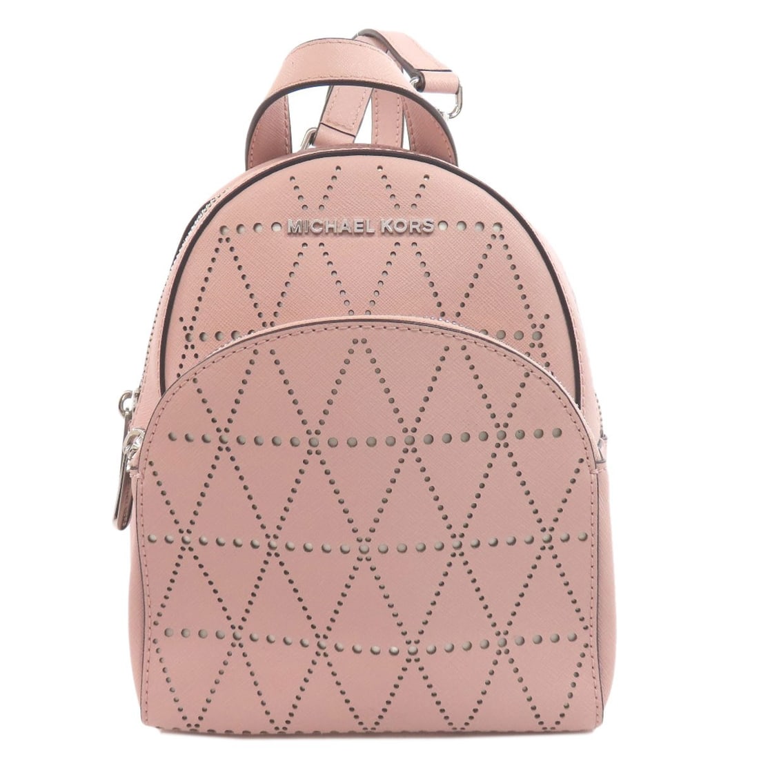 Michael Kors Punching Pvc Daypack Backpack: Michael Kors Punching Pvc Daypack Backpack Pink Michael Kors PVC Daypack Backpack with bold, eye-catching design. This stylish backpack features a vibrant pink exterior made from durable PVC