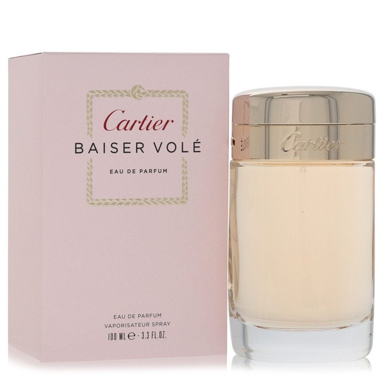 Baiser Vole Perfume By Cartier Eau De Parfum Spray: Baiser Vole Perfume By Cartier Eau De Parfum Spray Cartier's Baiser Vole perfume is an elegant eau de parfum spray, available in a 3.4 oz size and weighing approximately 500 grams. This fragrance is p