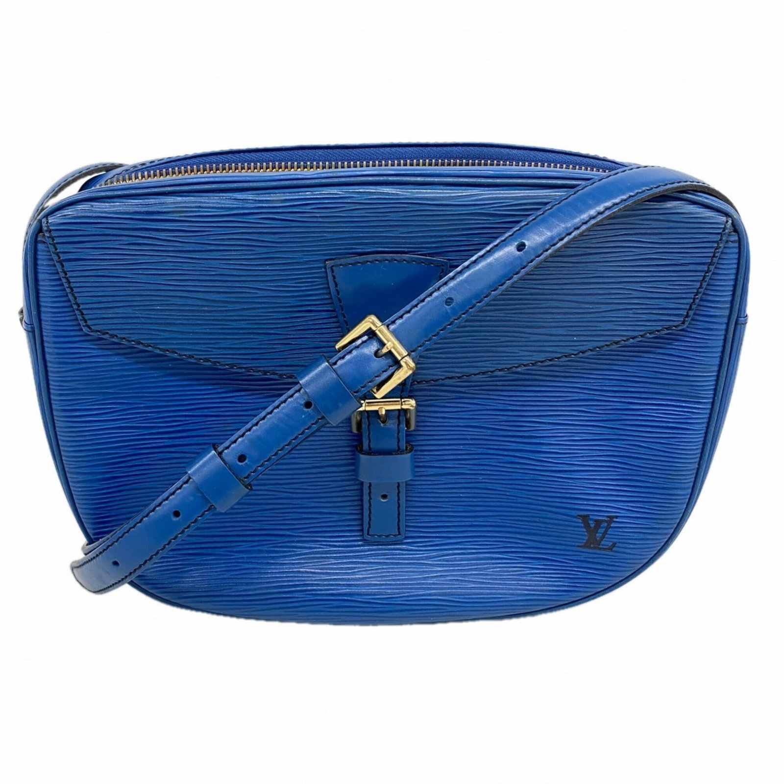 Shoulder Bag of Louis Vuitton: Shoulder Bag of Louis Vuitton Toledo Blue Louis Vuitton shoulder bag, measuring 17cm x 23cm x 6cm, offers a stylish and versatile accessory for everyday use. The bag bears traces of usage, with