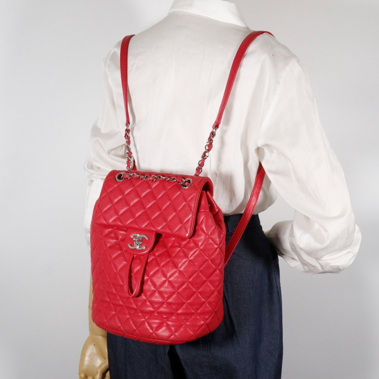 Leather Backpack by Chanel - 18