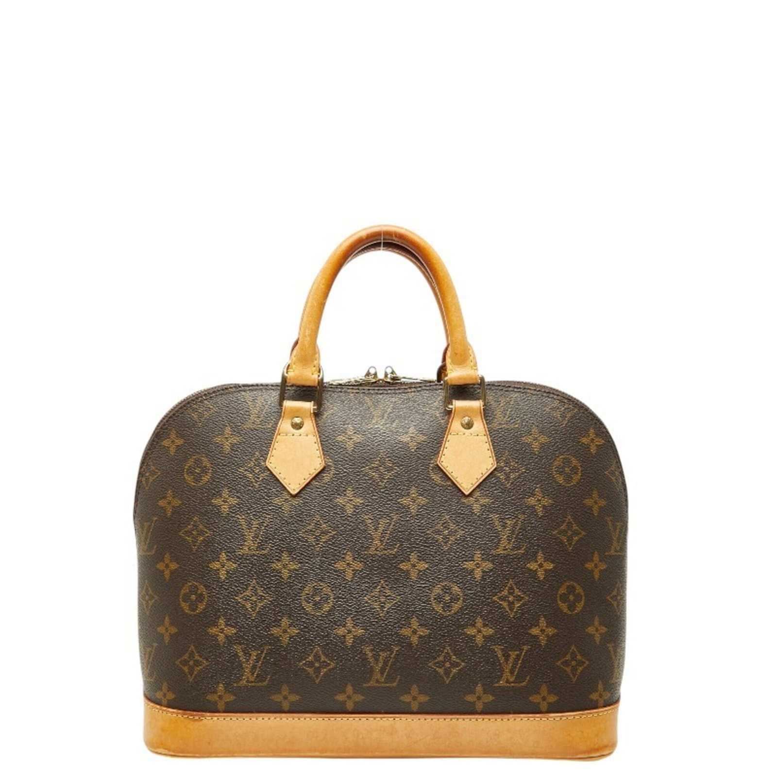 Louis Vuitton Handbag Pvc Leather: Louis Vuitton Handbag Pvc Leather Brown Louis Vuitton Pvc Leather Handbag. Made with pvc and leather, this women's handbag measures 24cm x 32cm x 17cm. Used condition with traces of usage, scratches,
