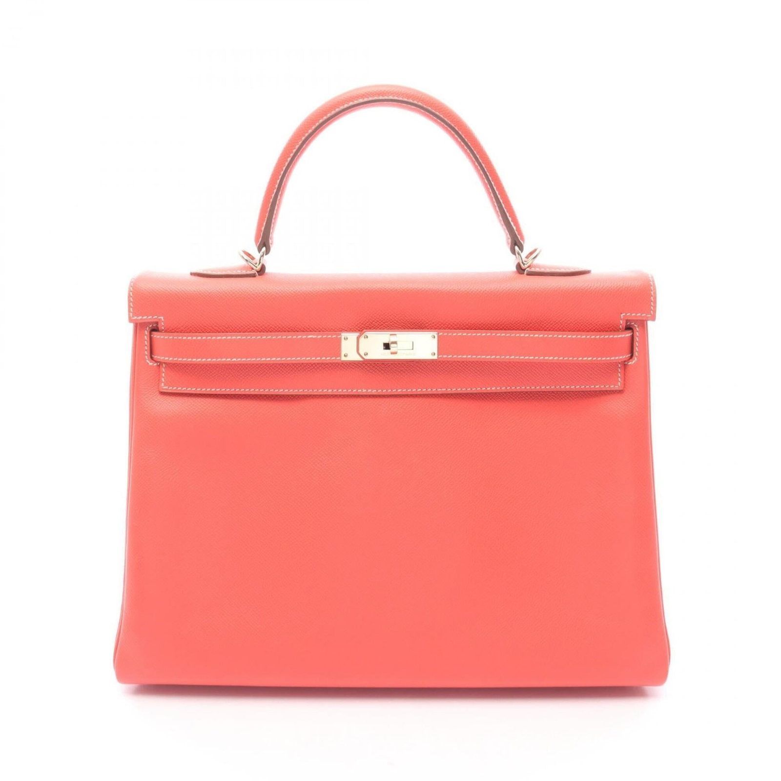 Hermes leather handbag from Epsom: Hermes leather handbag from Epsom Epsom leather handbags from Hermes are renowned for their exceptional craftsmanship and timeless elegance. This brown, pink, or rose Jaipur handbag features a classic