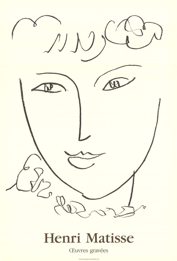 HENRI MATISSE La Pompadour 30.25" x 20.5" Poster 1992 Modernism Black & White Wo: HENRI MATISSE La Pompadour 30.25" x 20.5" Poster 1992 Modernism Black & White Wo Item Specifics: Artist: Henri Matisse Brand: Matisse Henri Country/Region Of Origin: France Exact Year: 1992 Height:
