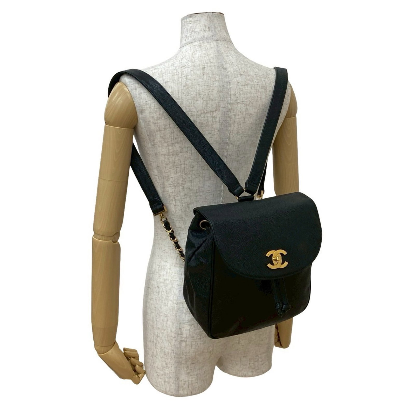 Calfskin Grained Backpack Chanel - 2