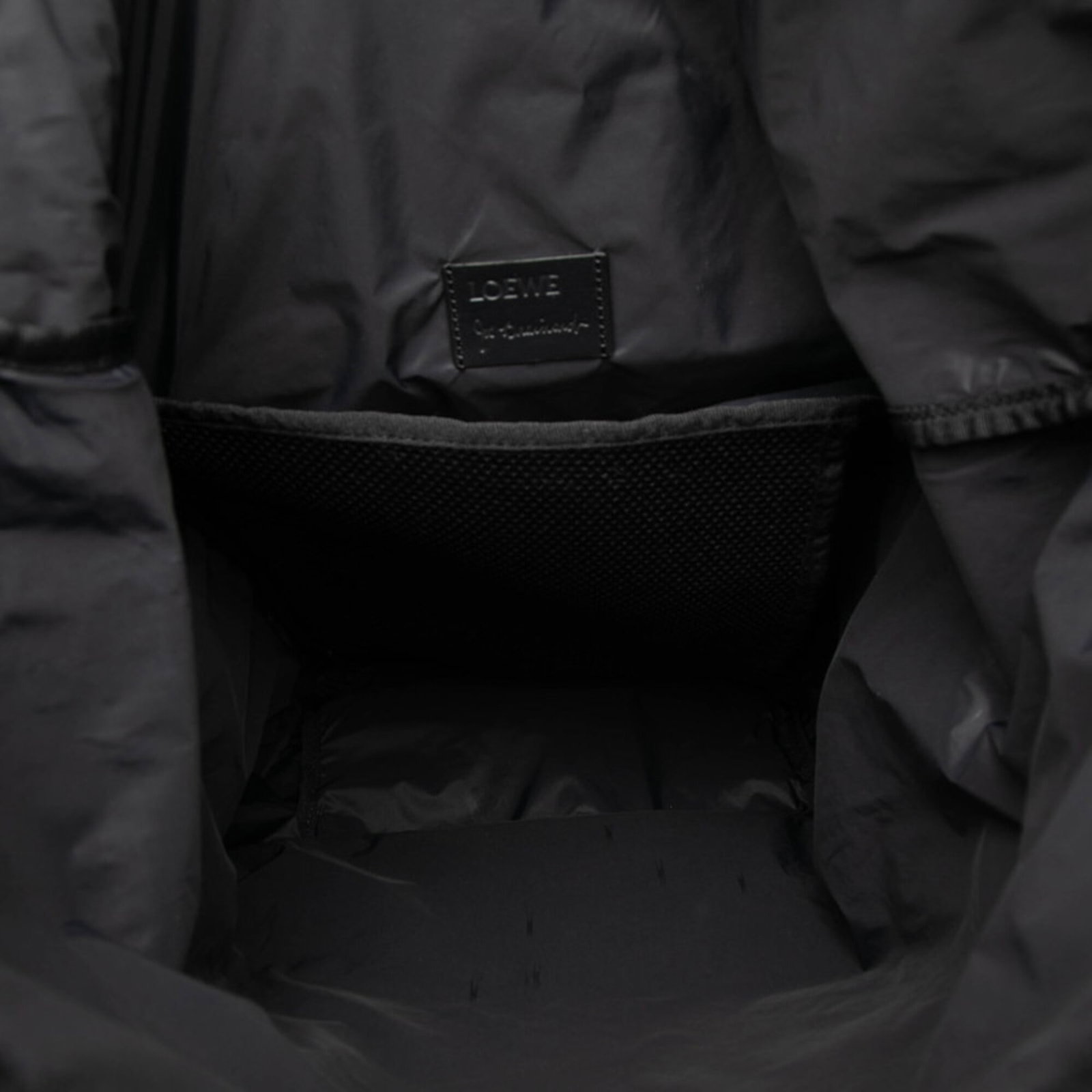 Nylon Leather Backpack Loewe - 4