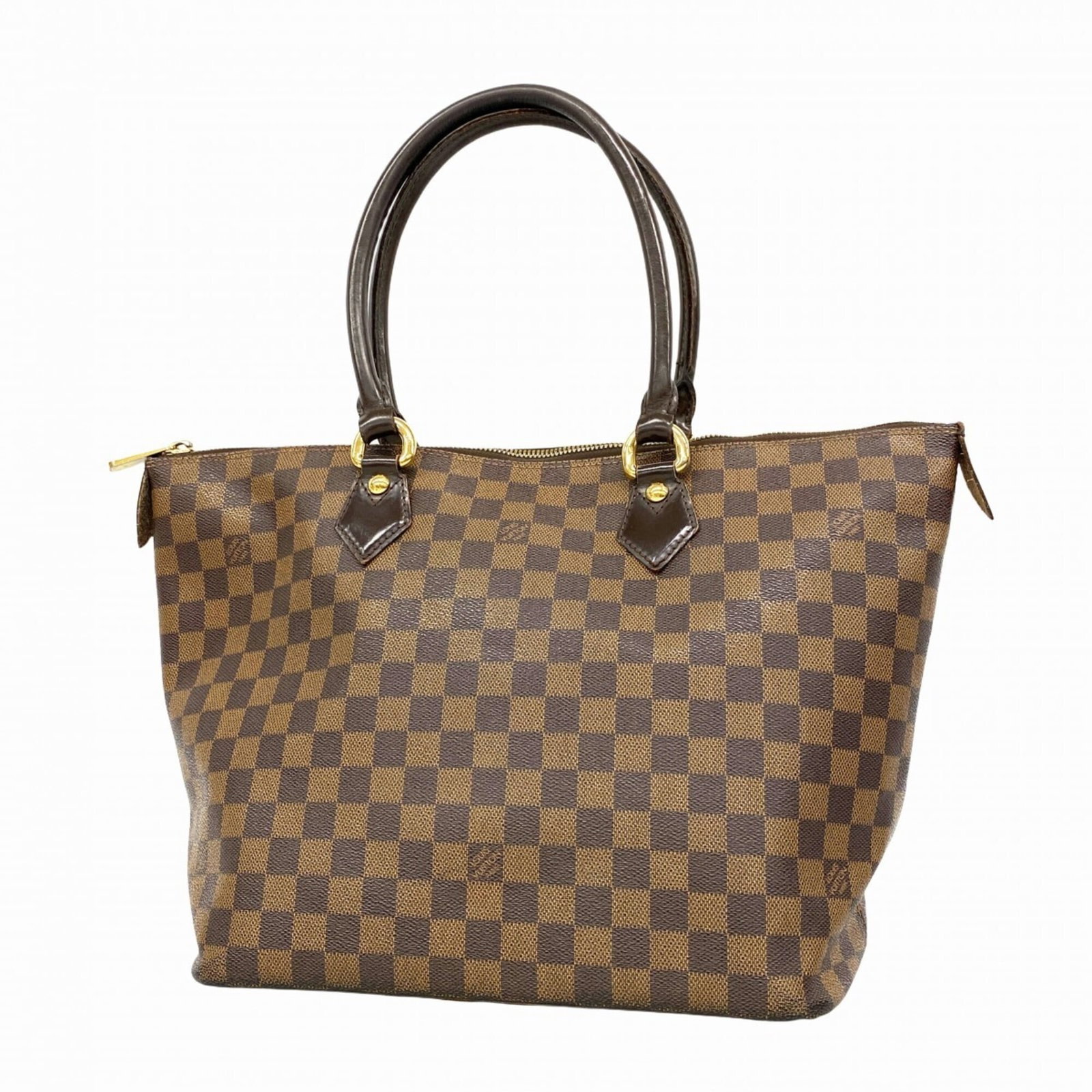 Louis Vuitton Tote Bag: Louis Vuitton Tote Bag Louis Vuitton Tote Bag for Women, Ebene Color. This used Louis Vuitton tote bag features the iconic Ebene monogram pattern and measures 29cm x 30cm x 18.5cm in size. With