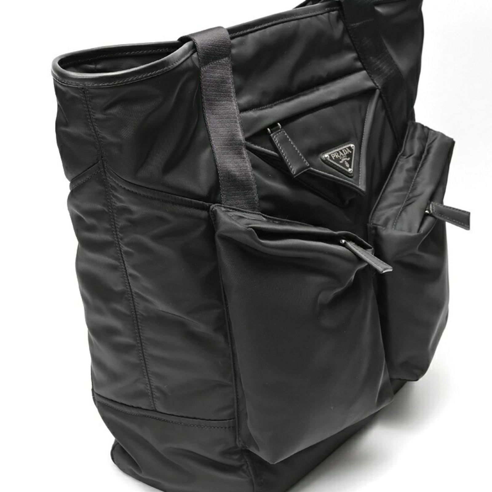 Nylon Leather Prada Tote - 2