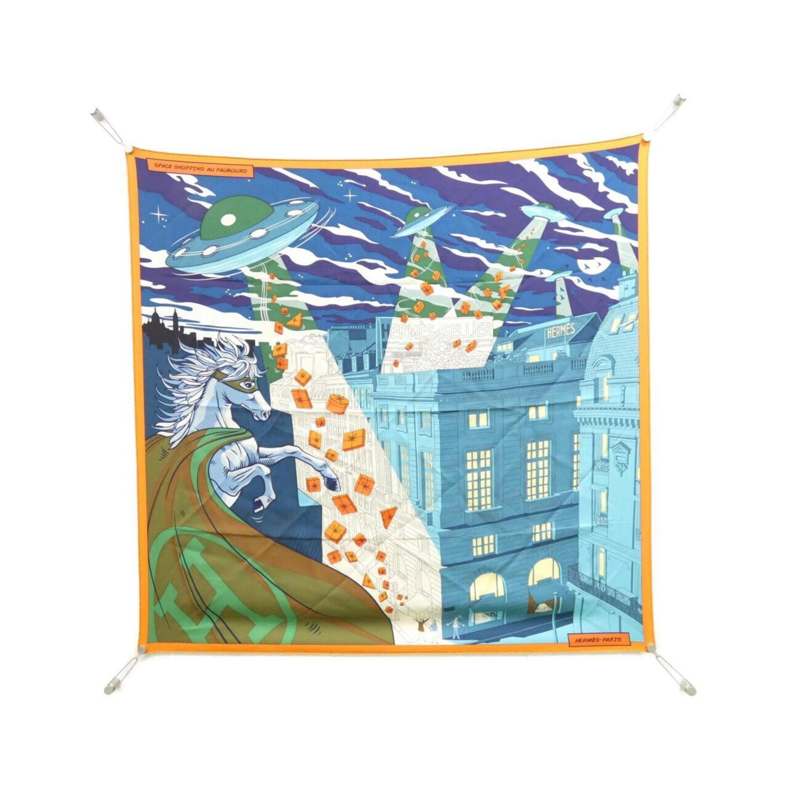 Silk scarf from Hermes