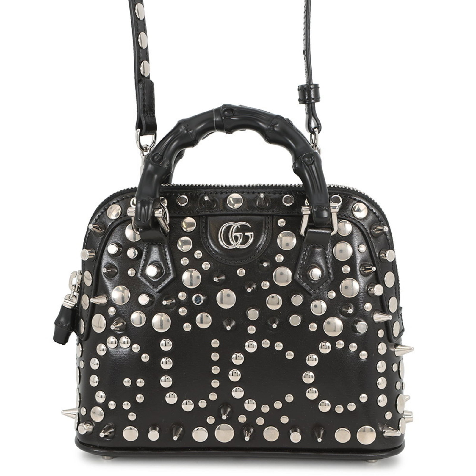 Metal leather shoulder bag handbag: Metal leather shoulder bag handbag Metal leather shoulder bag with sleek black design, featuring metal accents and high-quality leather construction. This Gucci handbag measures 16cm x 19.5cm x 8cm an