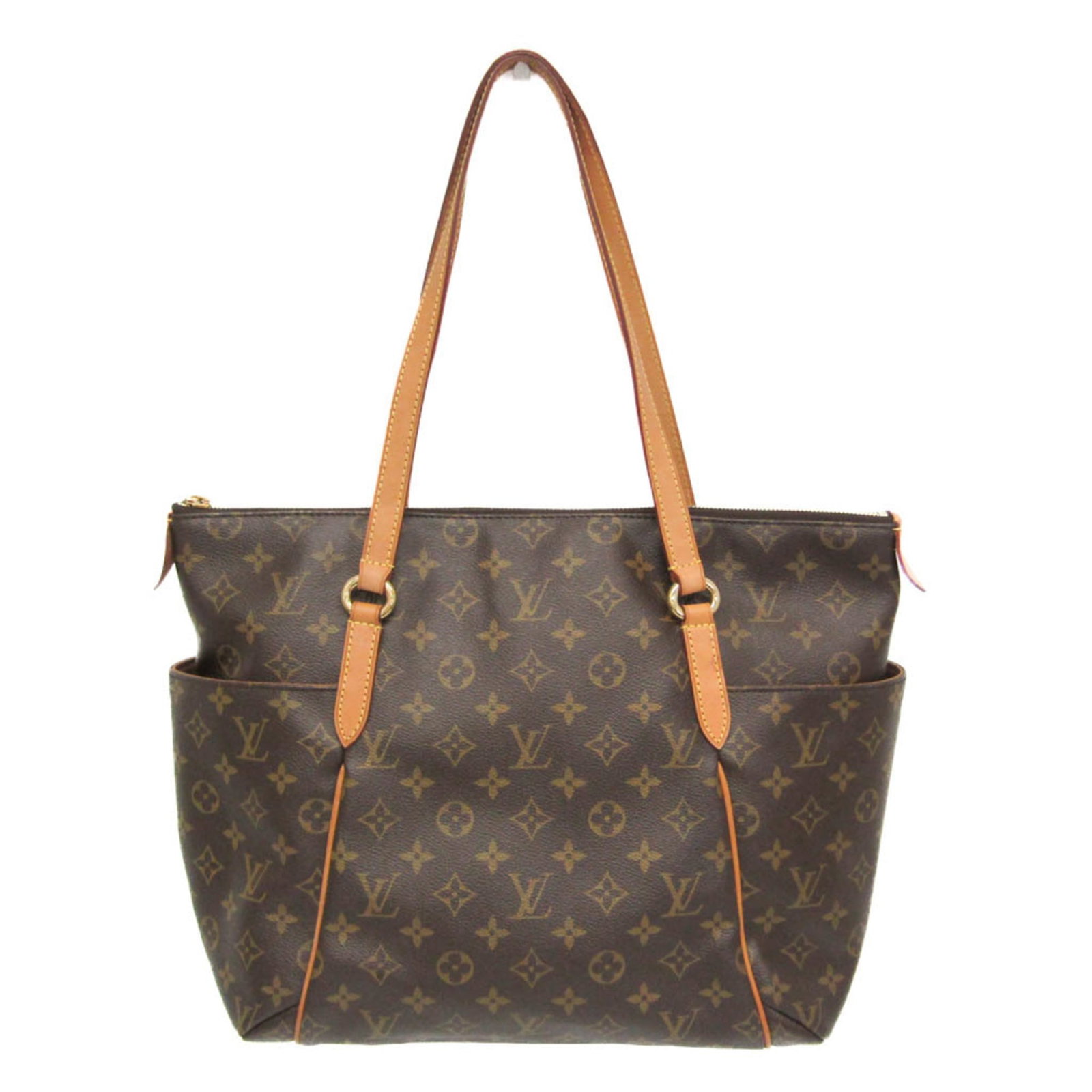 Monogram Louis Vuitton Tote Bag: Monogram Louis Vuitton Tote Bag Monogram Louis Vuitton Tote Bag features the iconic monogram pattern, zip closure, and open pockets for organization. This spacious tote measures 30cm x 31.5cm x 17cm a