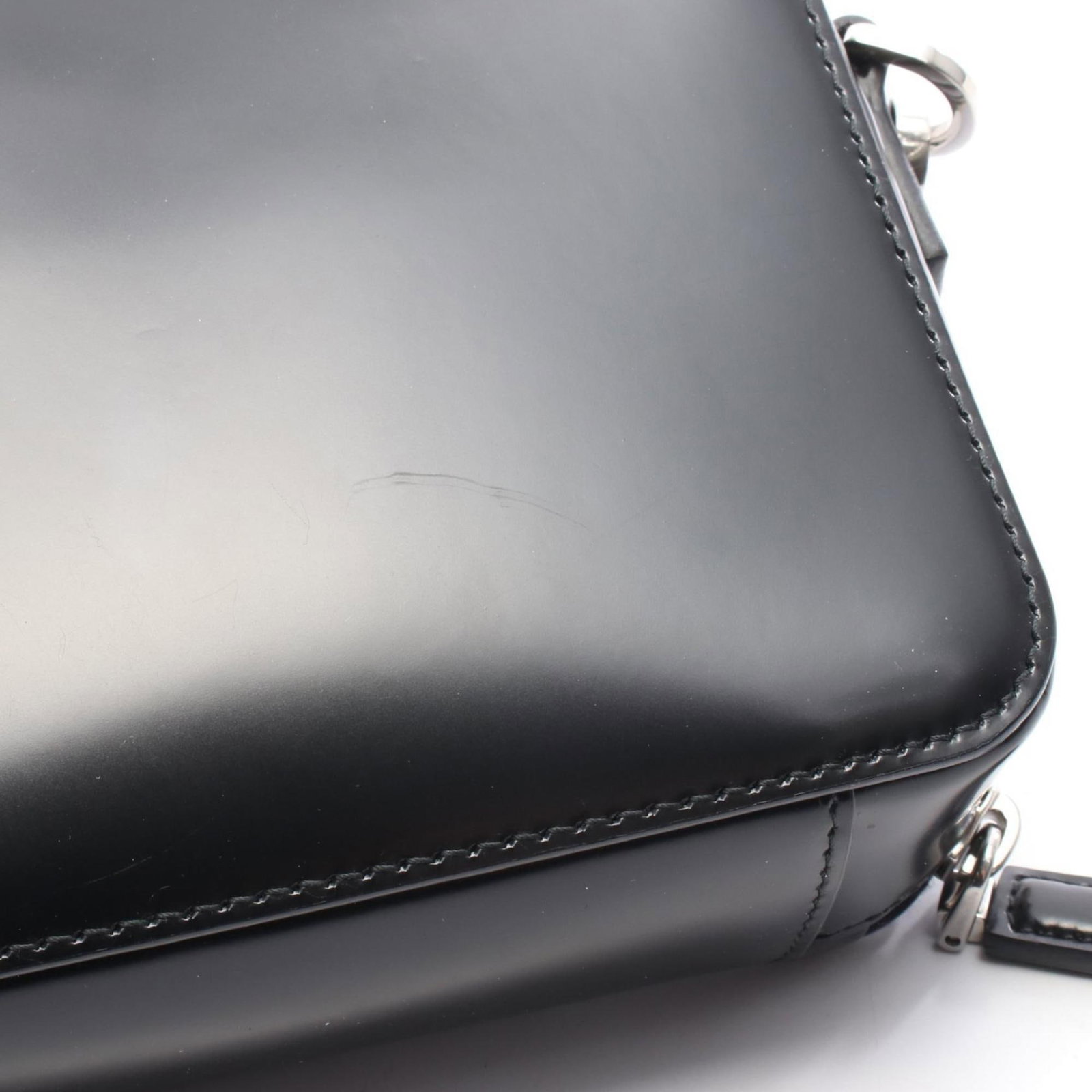 Leather Shoulder Bag Prada - 5