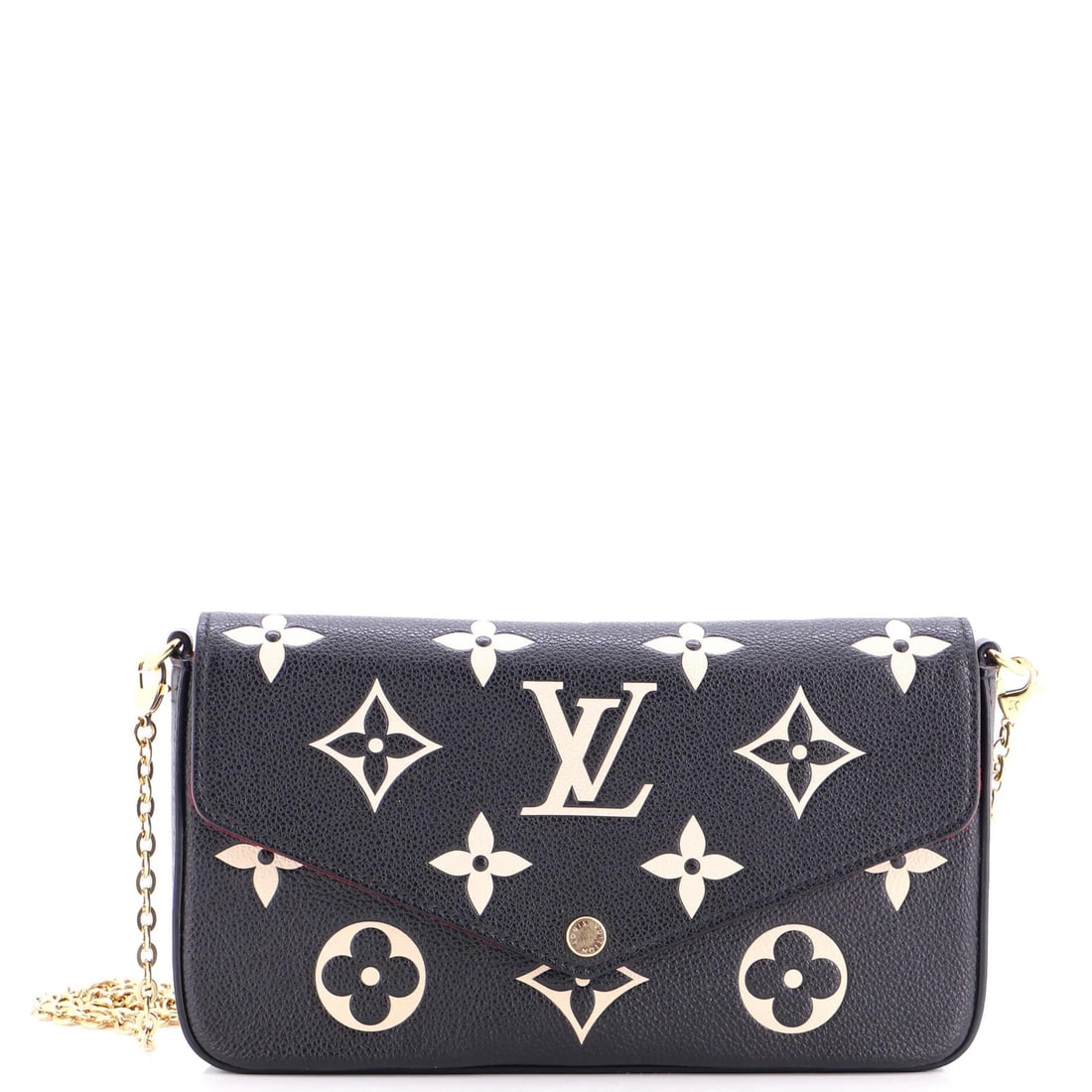 Louis Vuitton Felicie Monogram Giant Pochette Empreinte Bicolor (1 of 7)
