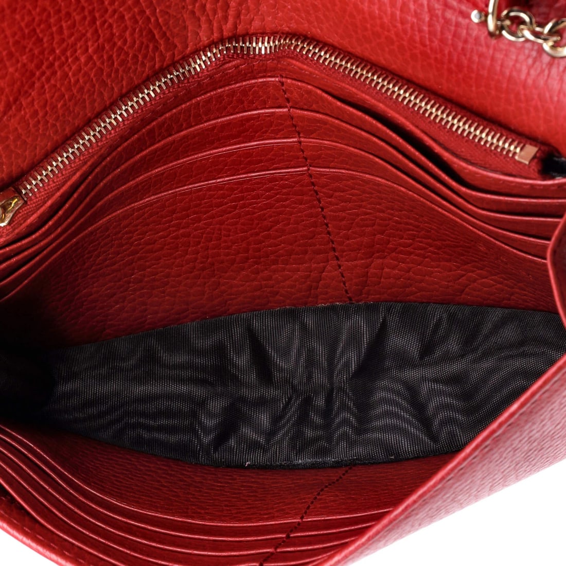 Interlocking wallet leather chain gucci - 5