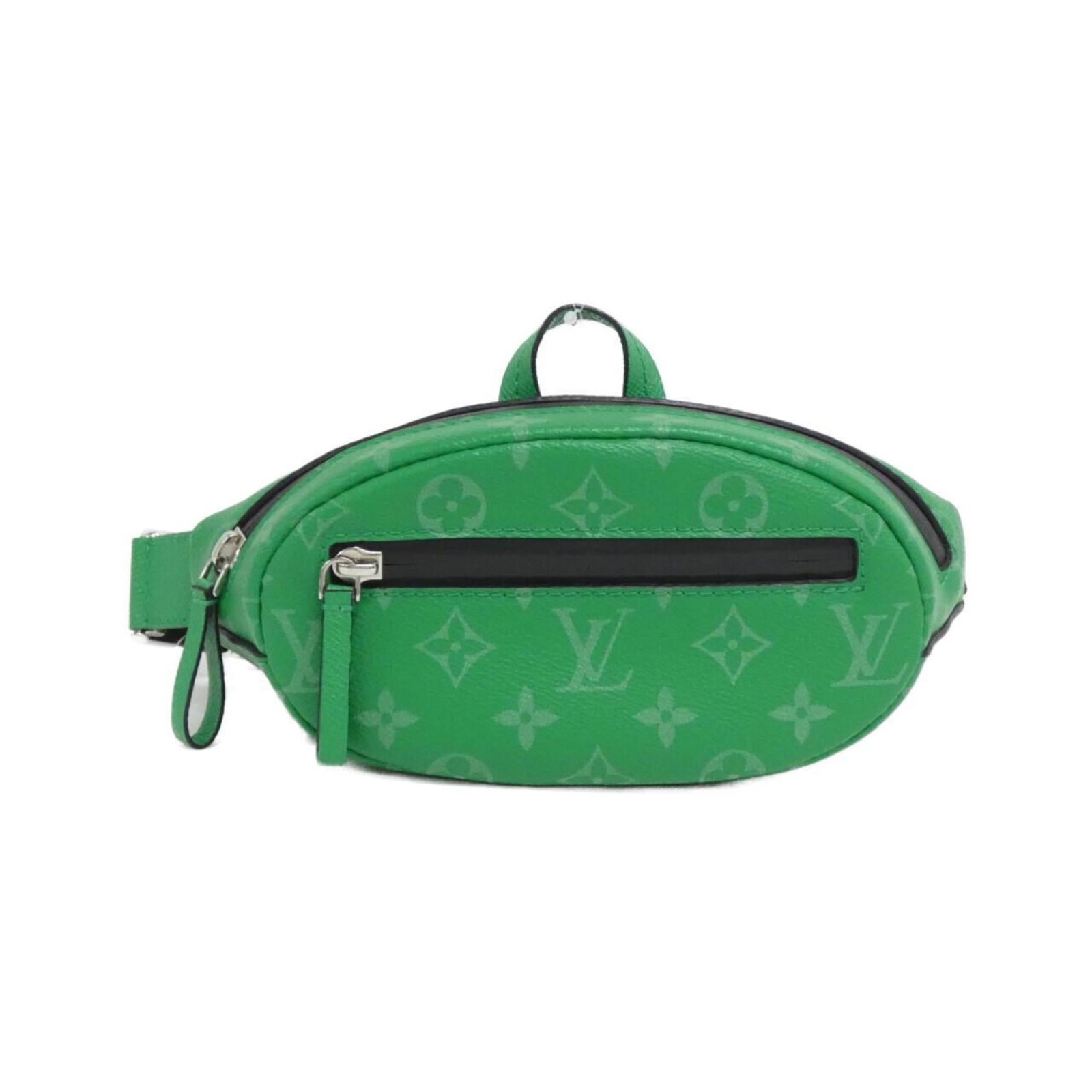 Canvas coated leather shoulder bag by Louis Vuitton: Canvas coated leather shoulder bag by Louis Vuitton Canvas coated leather shoulder bag by Louis Vuitton, featuring calfskin material and silver hardware, boasts a classic design with subtle traces of 