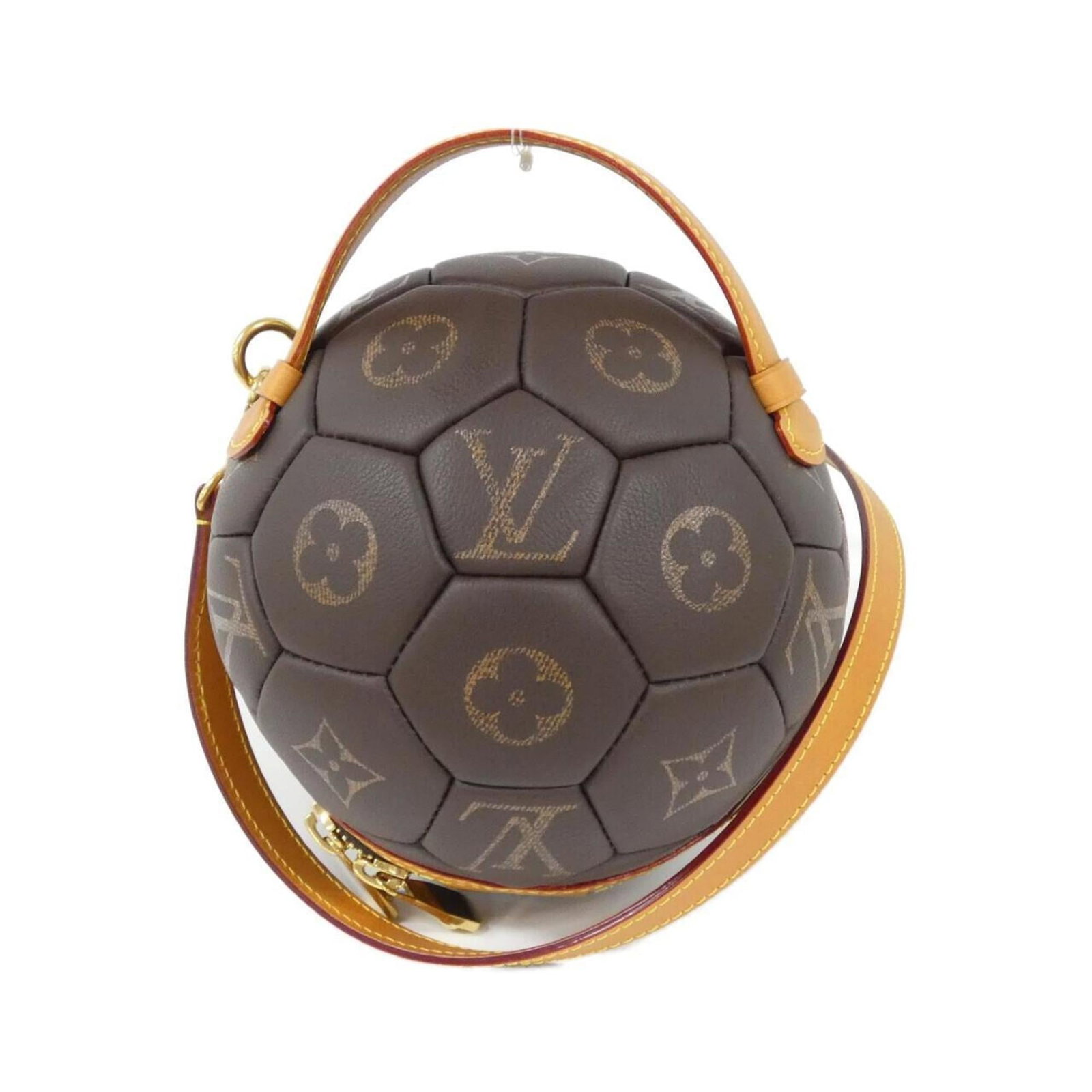 Handbag Leather Louis Vuitton: Handbag Leather Louis Vuitton Brown Calfskin Louis Vuitton Handbag with Signs of Light Usage. This used handbag boasts classic Louis Vuitton design, featuring high-quality leather and a timeless brown