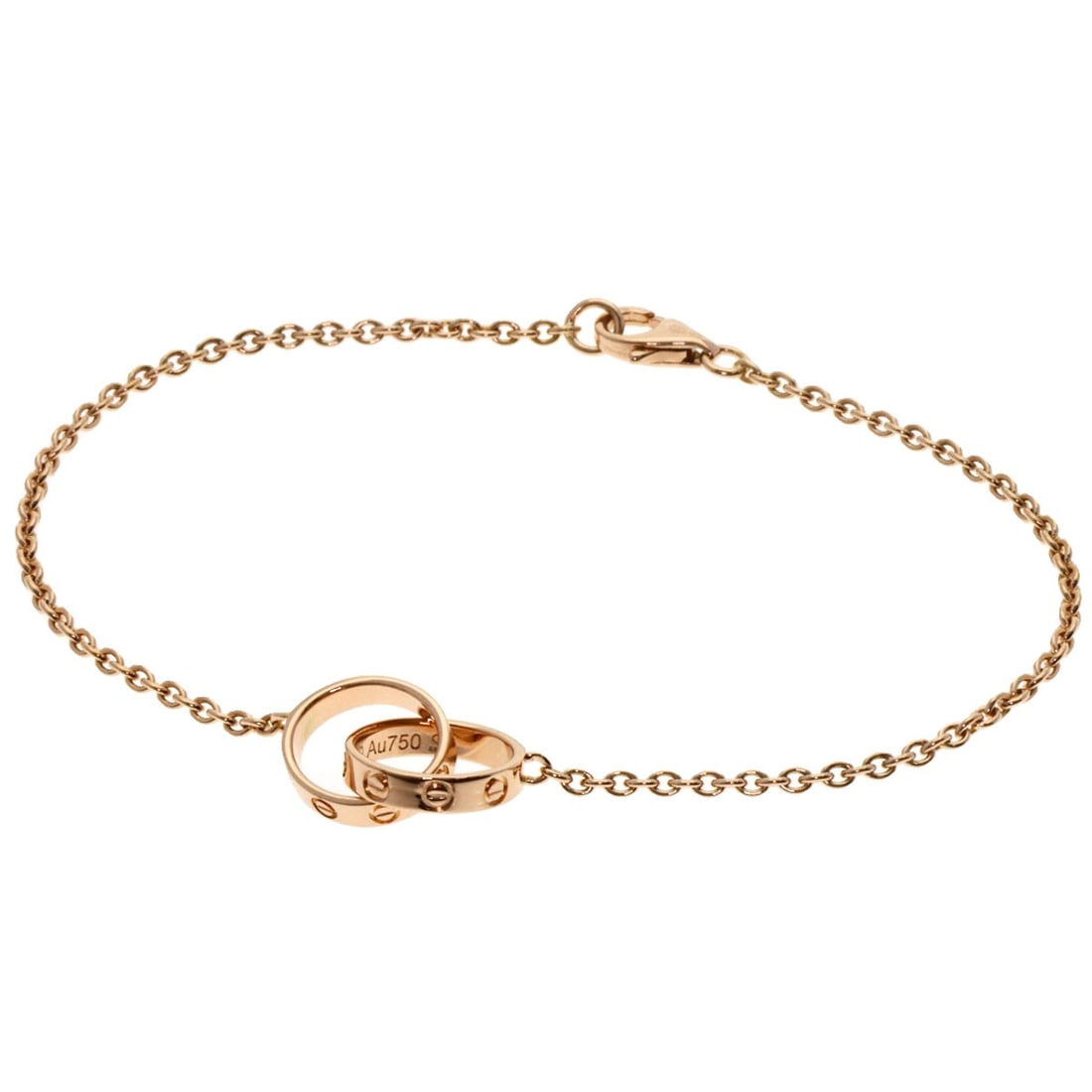 K18 Pink Gold Cartier Baby Love Bracelet (1 of 7)
