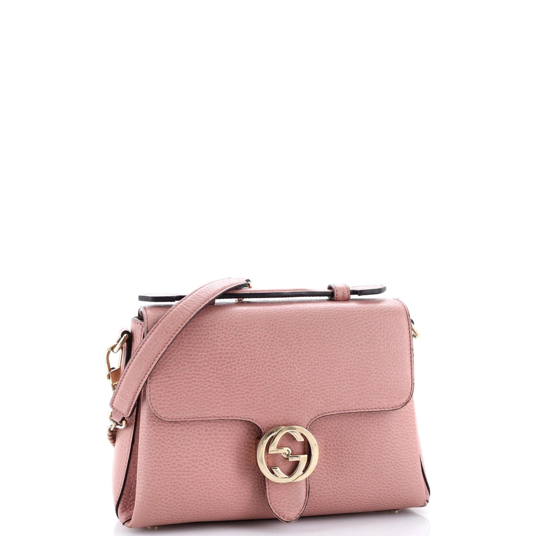Gucci Interlocking Top Leather Bag Medium - 2