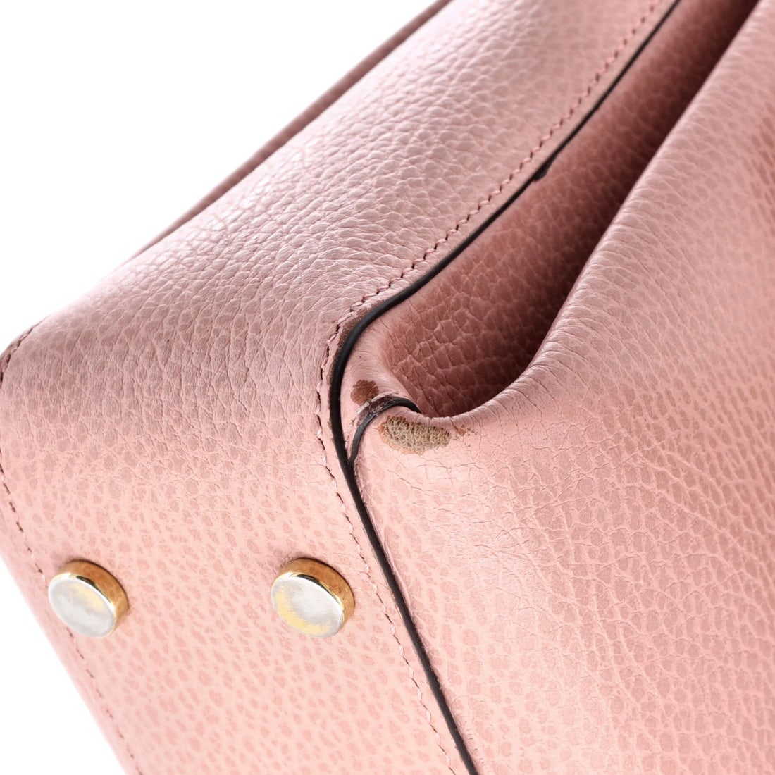 Gucci Interlocking Top Leather Bag Medium - 6