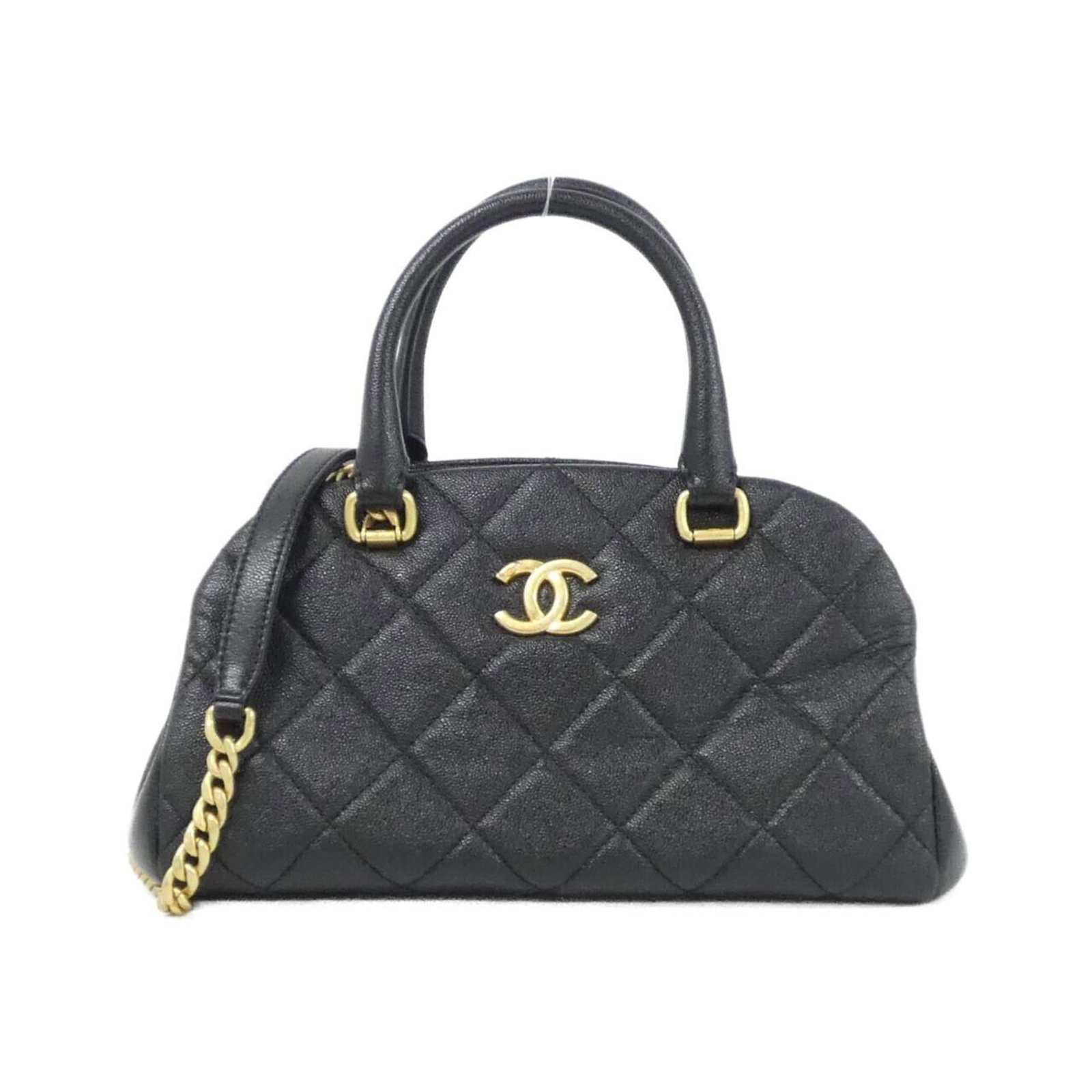 Chanel Handbag Grained Calfskin (1 of 8)