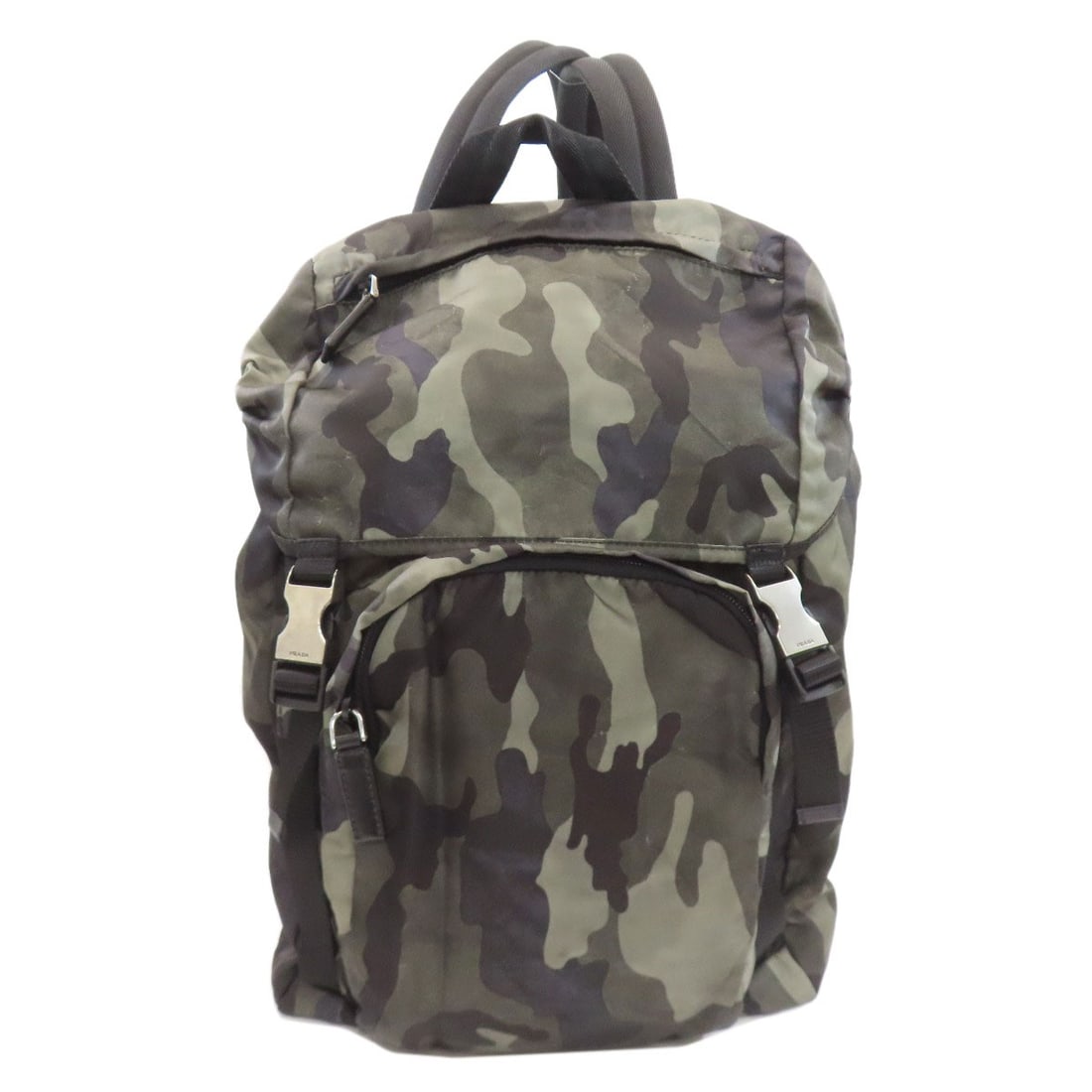 Backpack nylon daypack pattern camouflage Prada (1 of 20)
