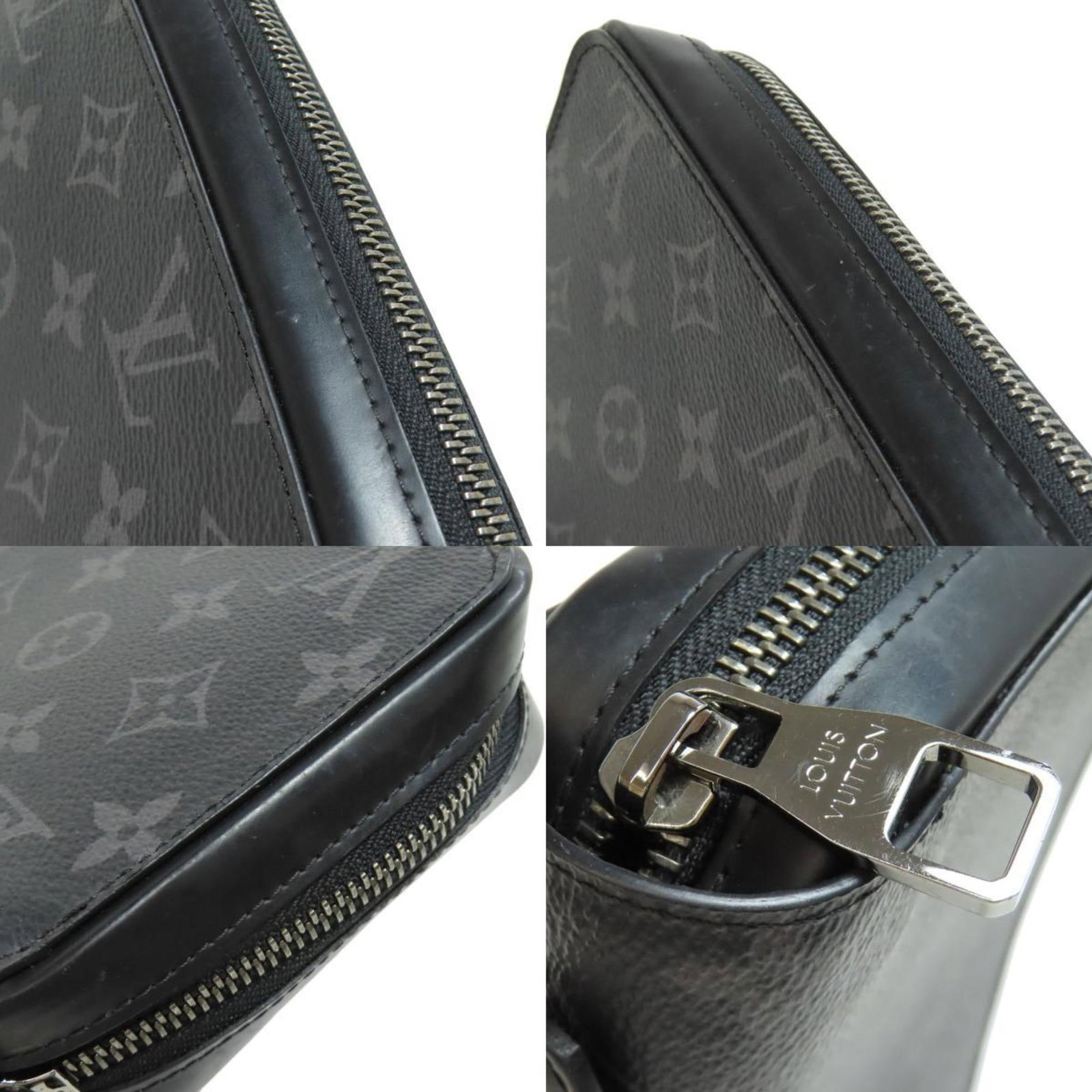 Louis Vuitton Eclipse Handbag Monogram Clutch Bag - 8