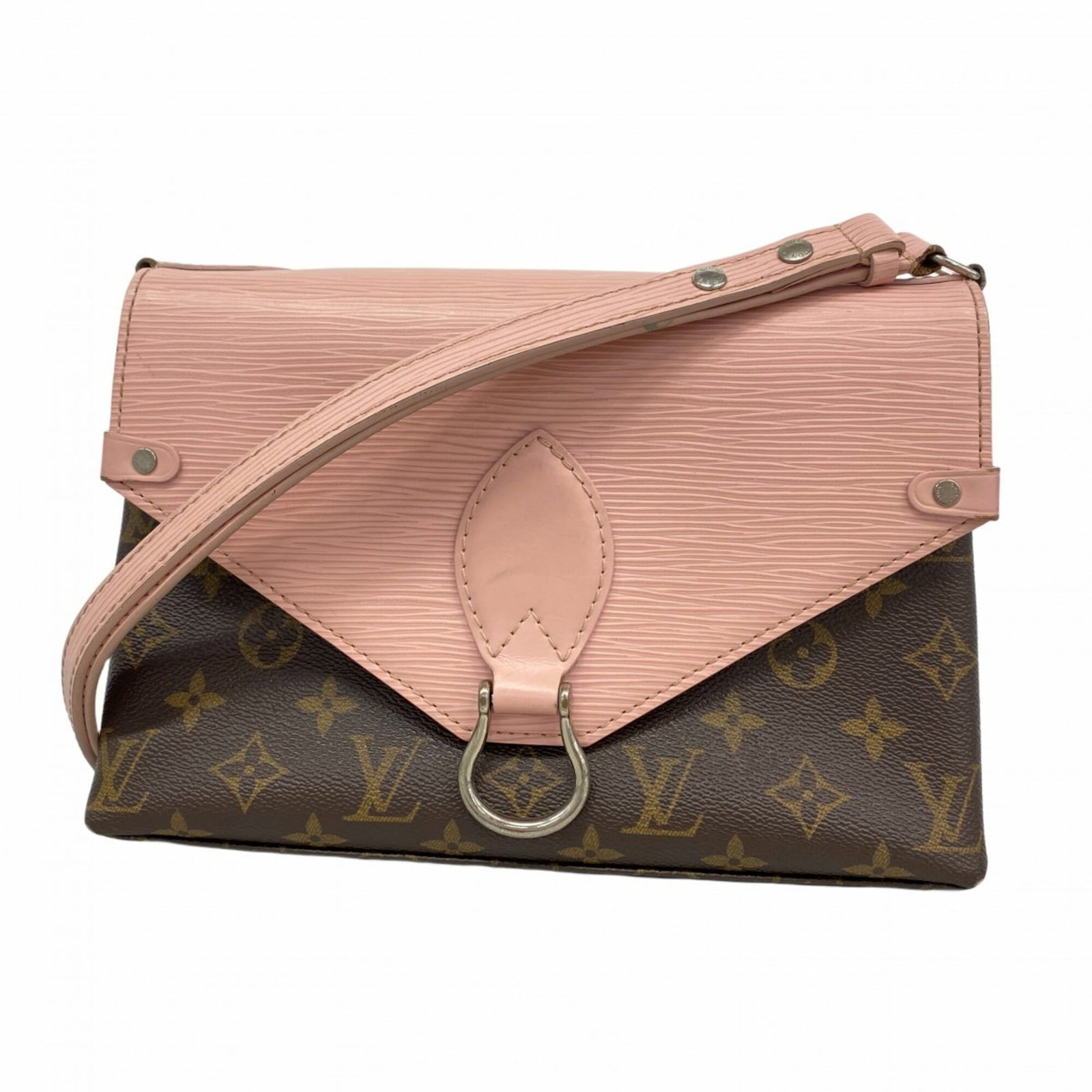 Shoulder Bag of Louis Vuitton: Shoulder Bag of Louis Vuitton Brown, Rose Ballerine Louis Vuitton Shoulder Bag - A pre-owned shoulder bag with visible signs of usage, offering a unique blend of style and character. Measuring 18cm x