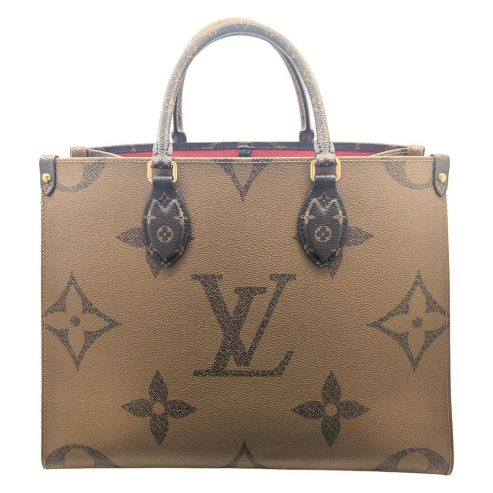 Louis Vuitton Handbag Shoulder Bag Tote Bag Monogram Reverse Monogram: Louis Vuitton Handbag Shoulder Bag Tote Bag Monogram Reverse Monogram Monogram Reverse Louis Vuitton Tote Bag in Brown, featuring the iconic monogram pattern in reverse. This pre-owned shoulder bag