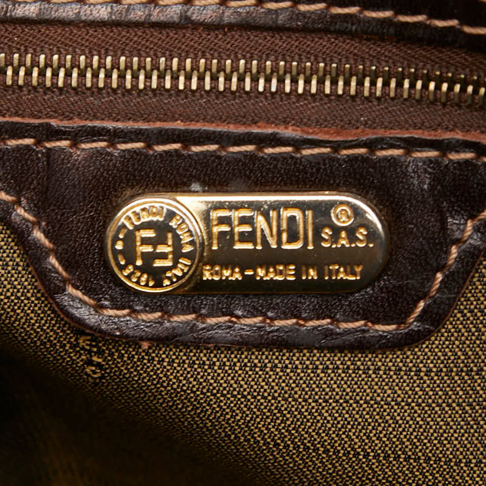 Fendi handbag canvas - 13