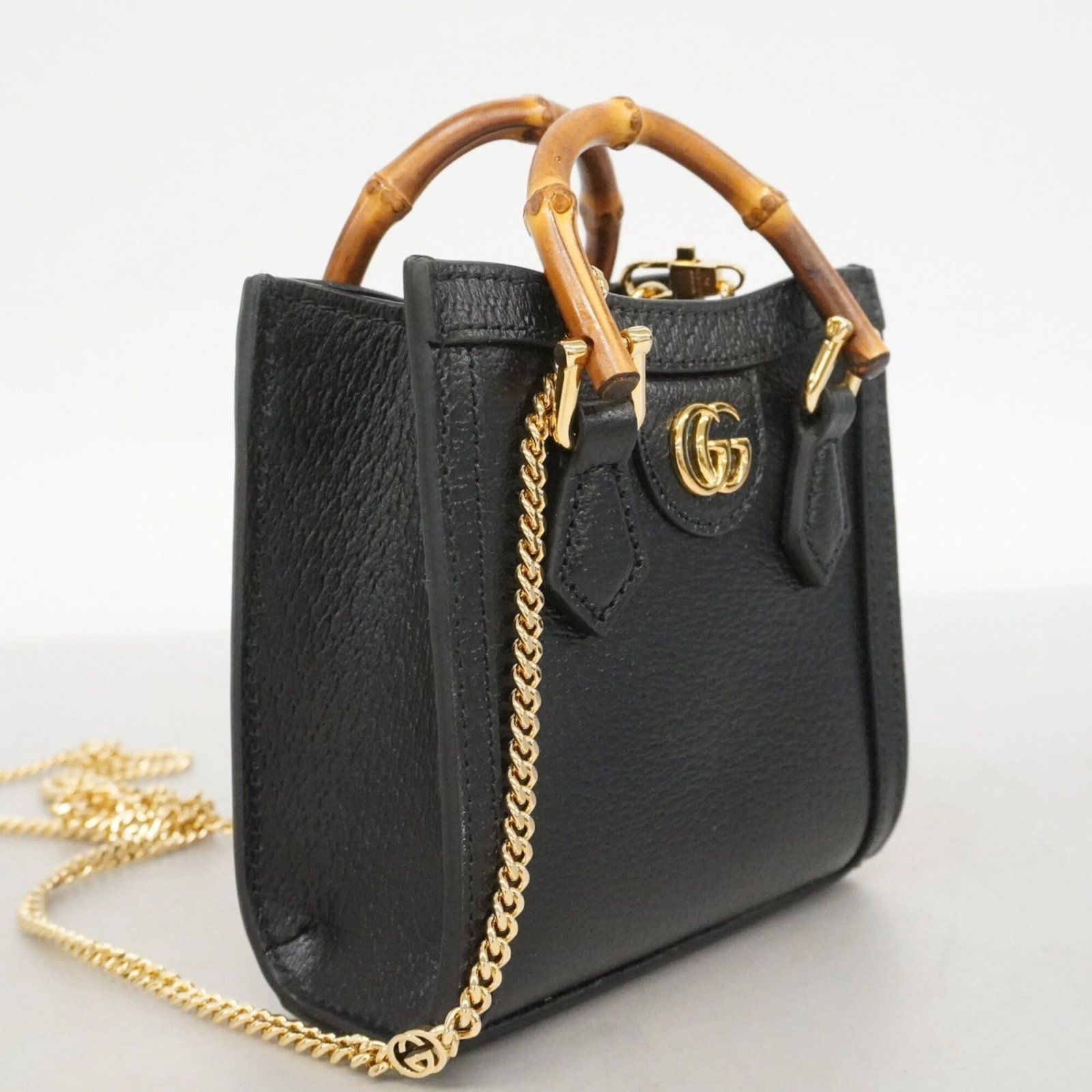 Handbag Leather Gucci - 2