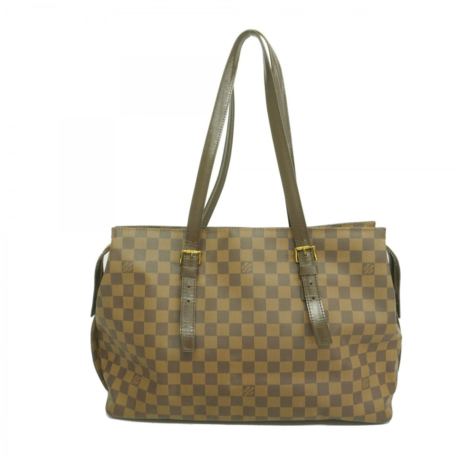 Shoulder Bag of Louis Vuitton: Shoulder Bag of Louis Vuitton Used Louis Vuitton shoulder bag with Ebene color, measuring 28cm x 40cm x 14cm. The bag shows traces of usage and minor scratches/dirt, but remains in good condition