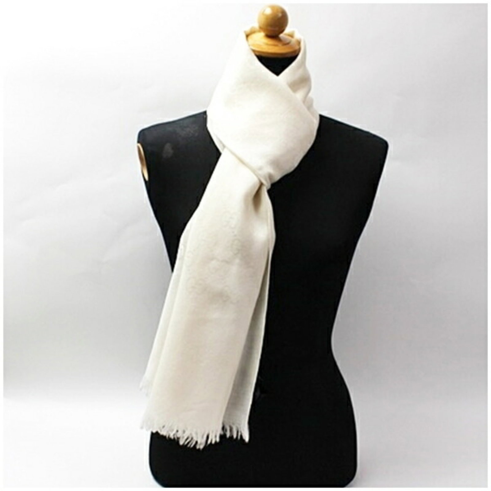 Gucci stole wool silk - 3