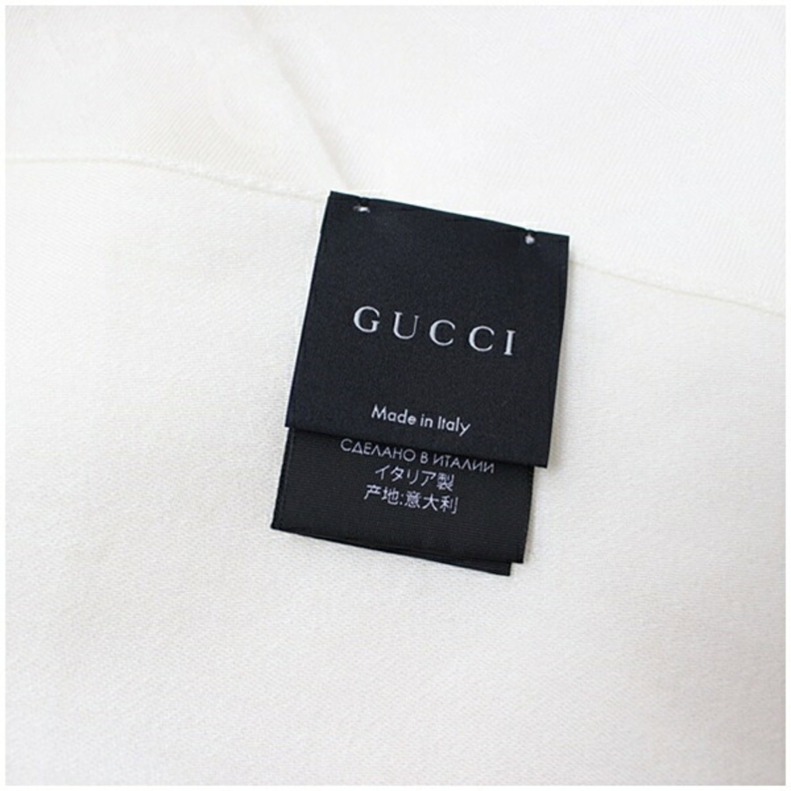 Gucci stole wool silk - 5