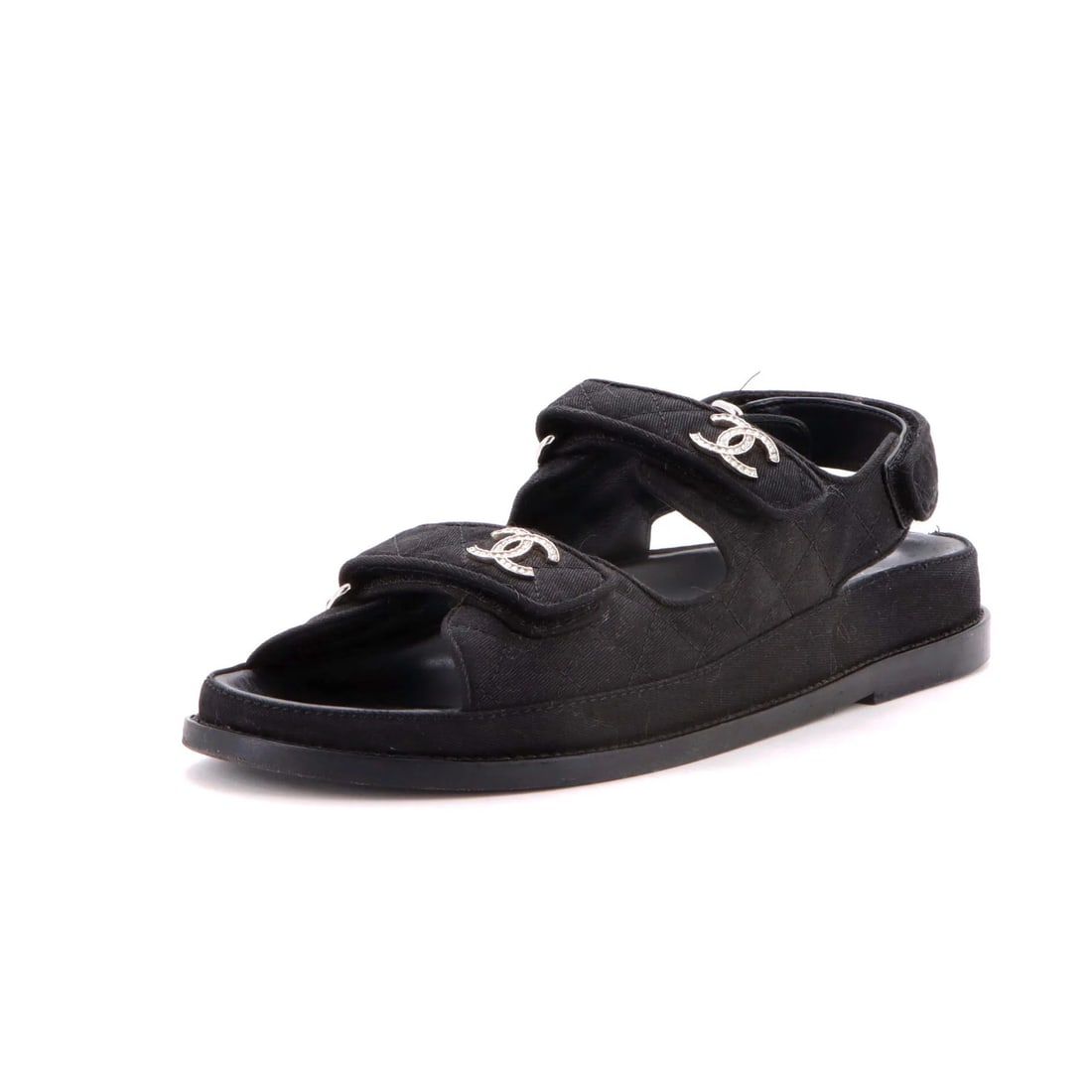 Women's quilted sandals with dad fabric (1 of 6)